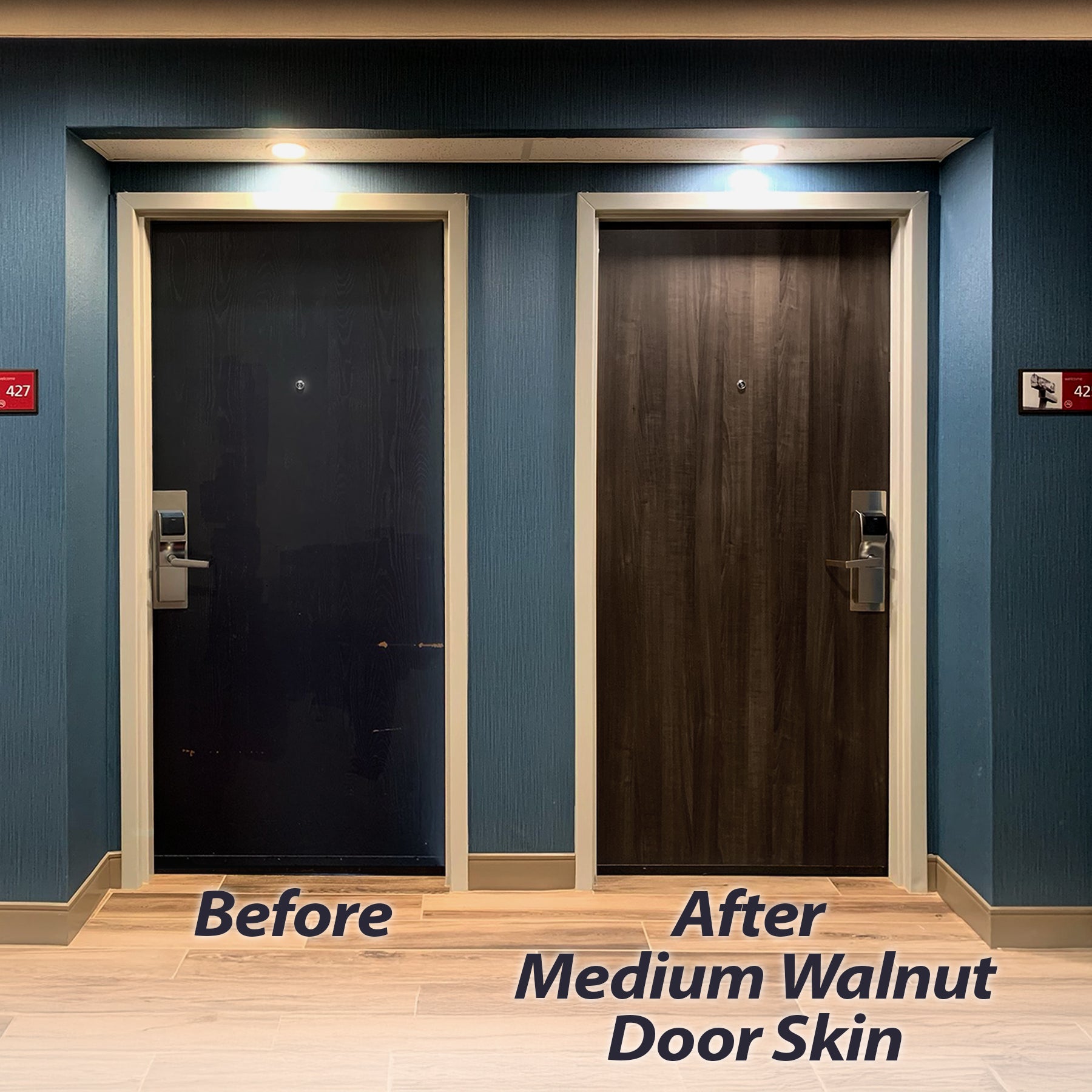 Medium Walnut Door Skin