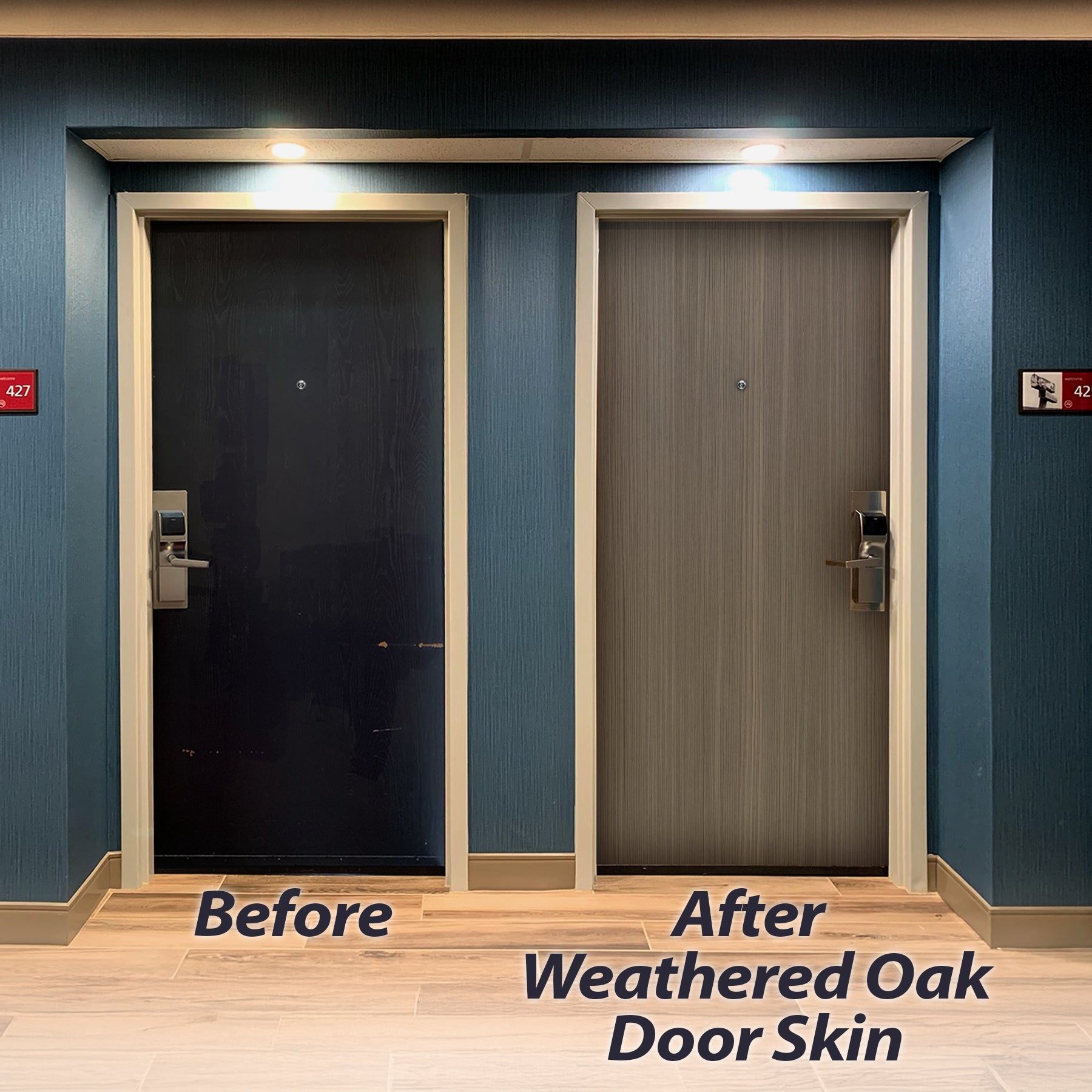 Weathered Oak Door Skin