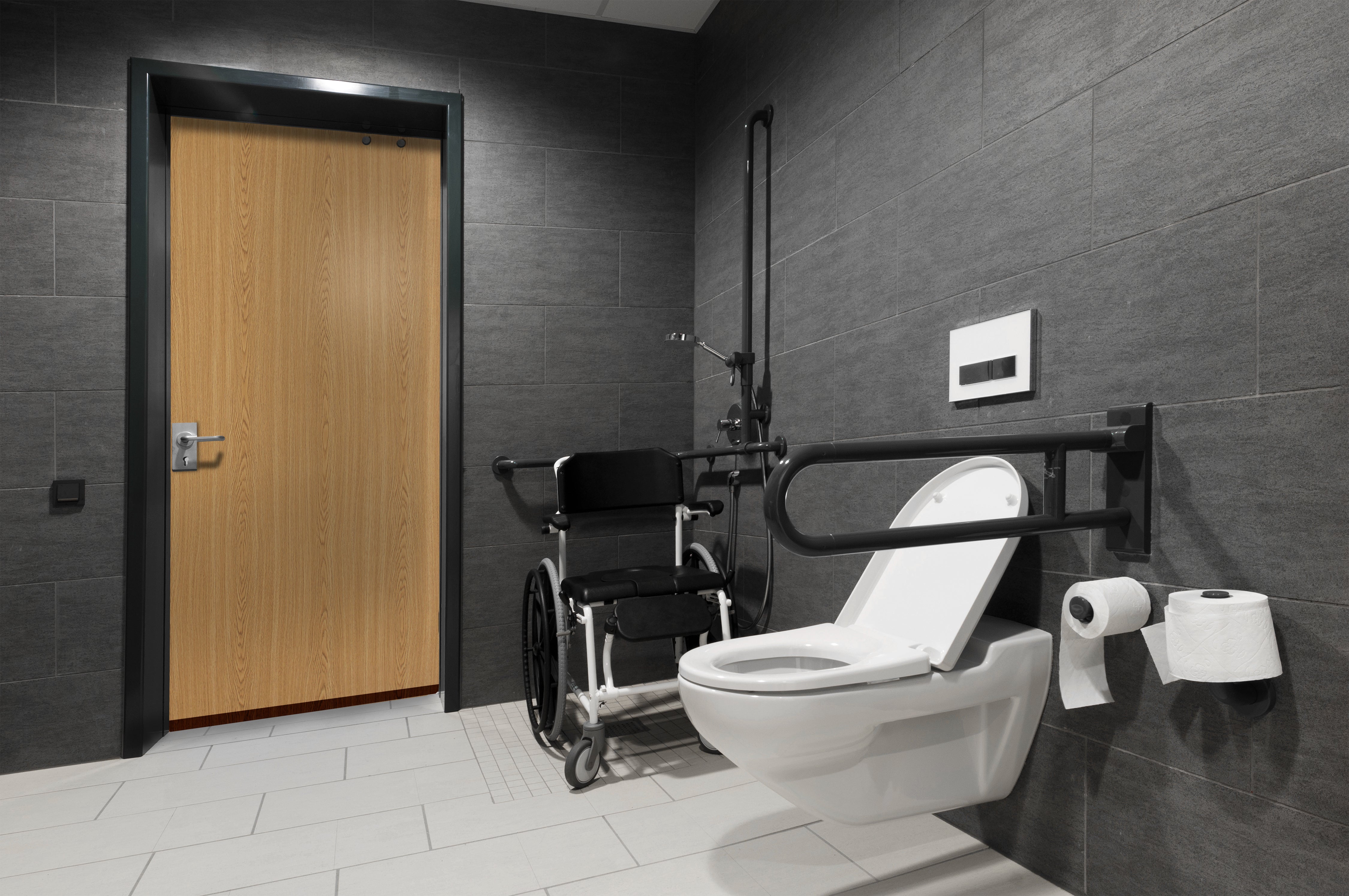 Door skin after installation