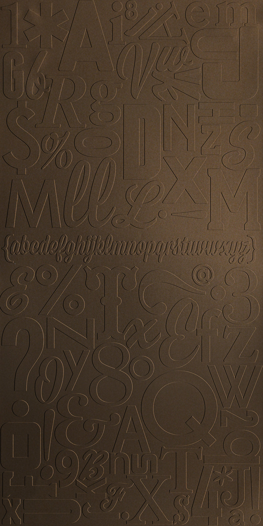 Alphabet Soup Wall Panel