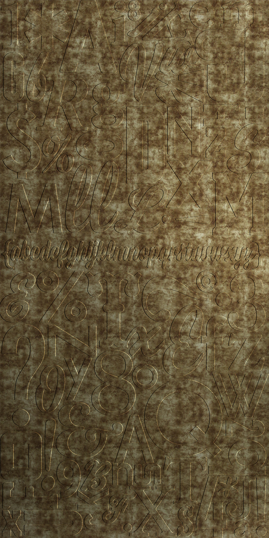 Alphabet Soup Wall Panel