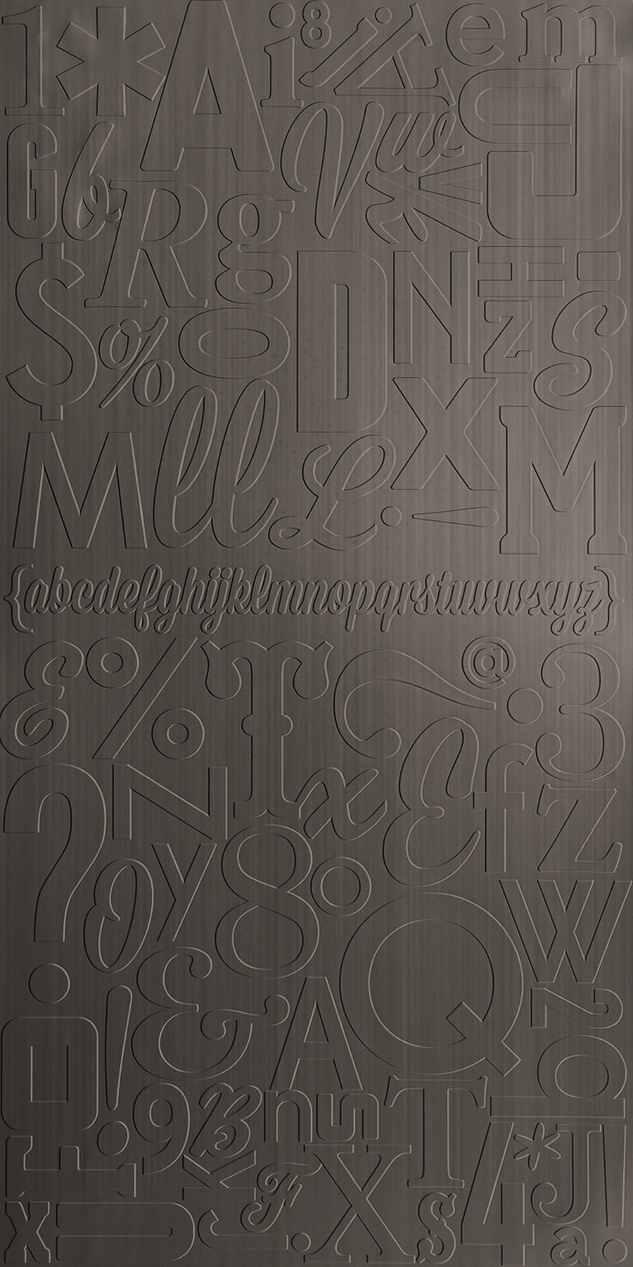 Alphabet Soup Wall Panel