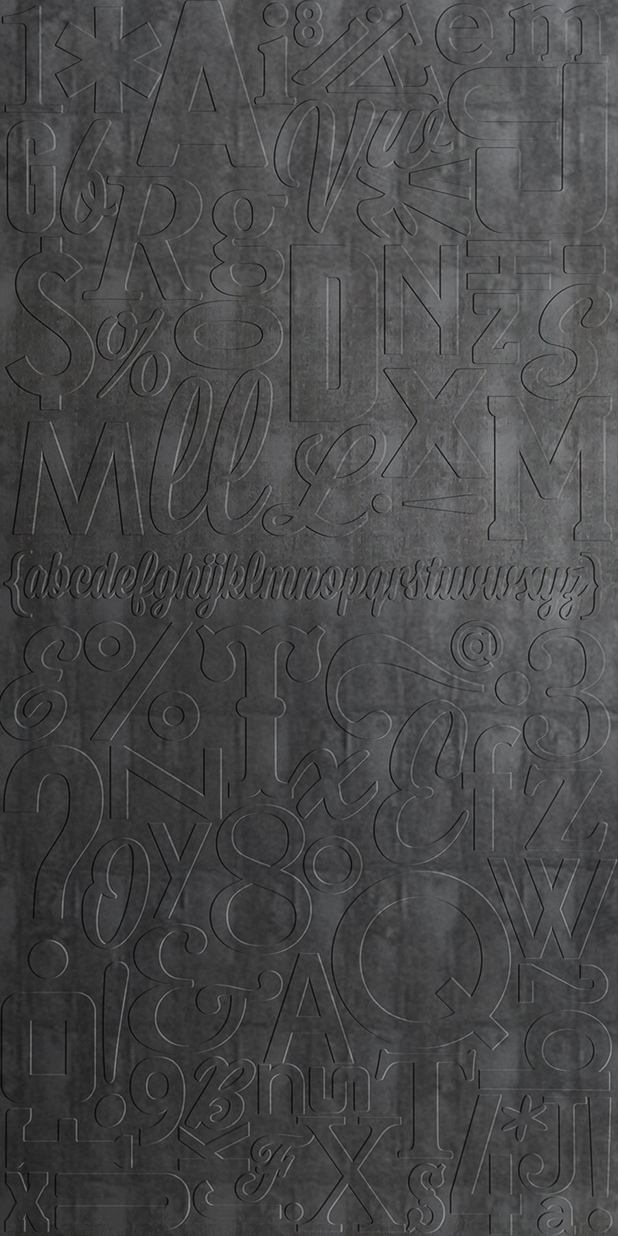 Alphabet Soup Wall Panel