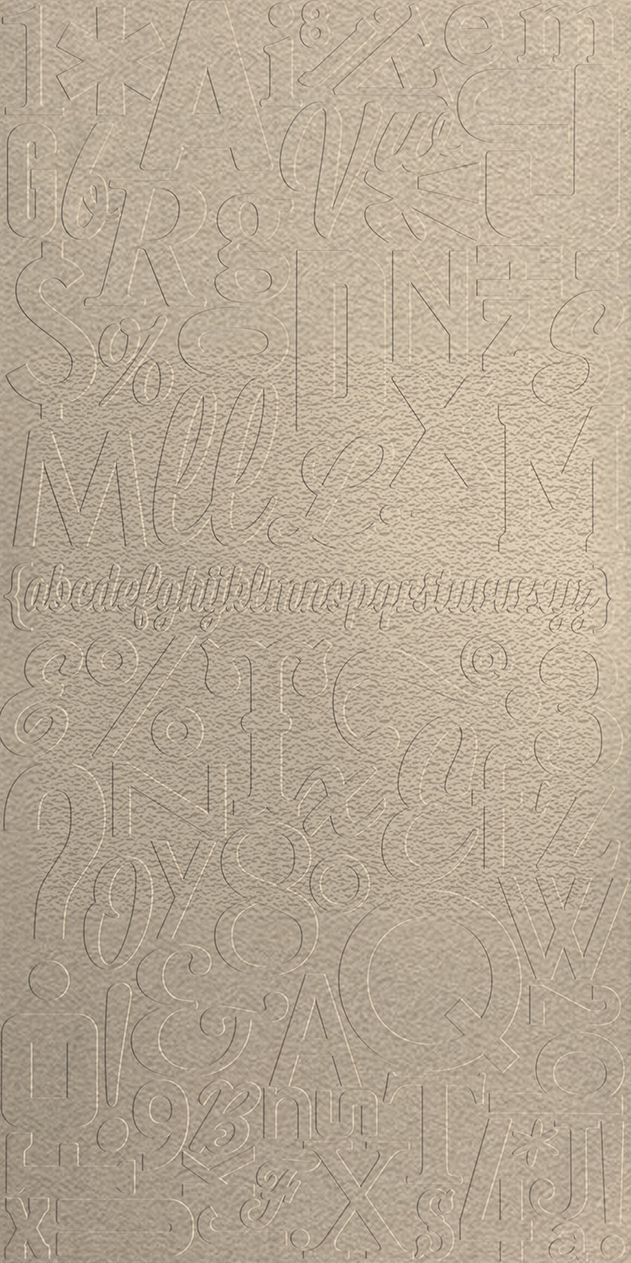 Alphabet Soup Wall Panel