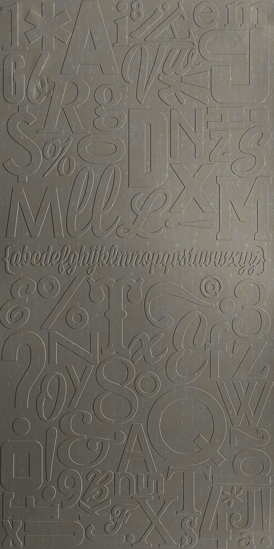 Alphabet Soup Wall Panel