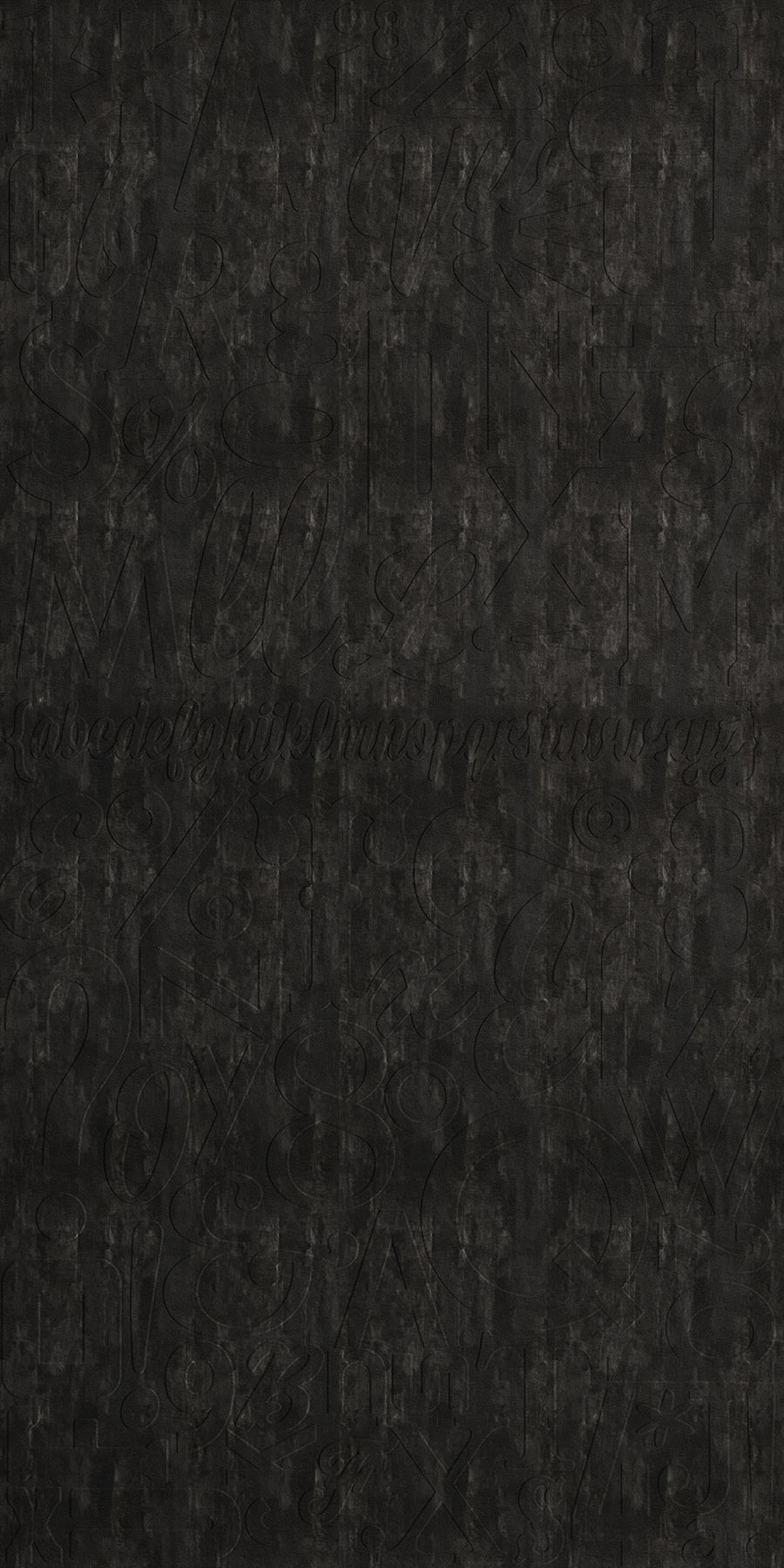 Alphabet Soup Abstract Bronze Wall Panel
