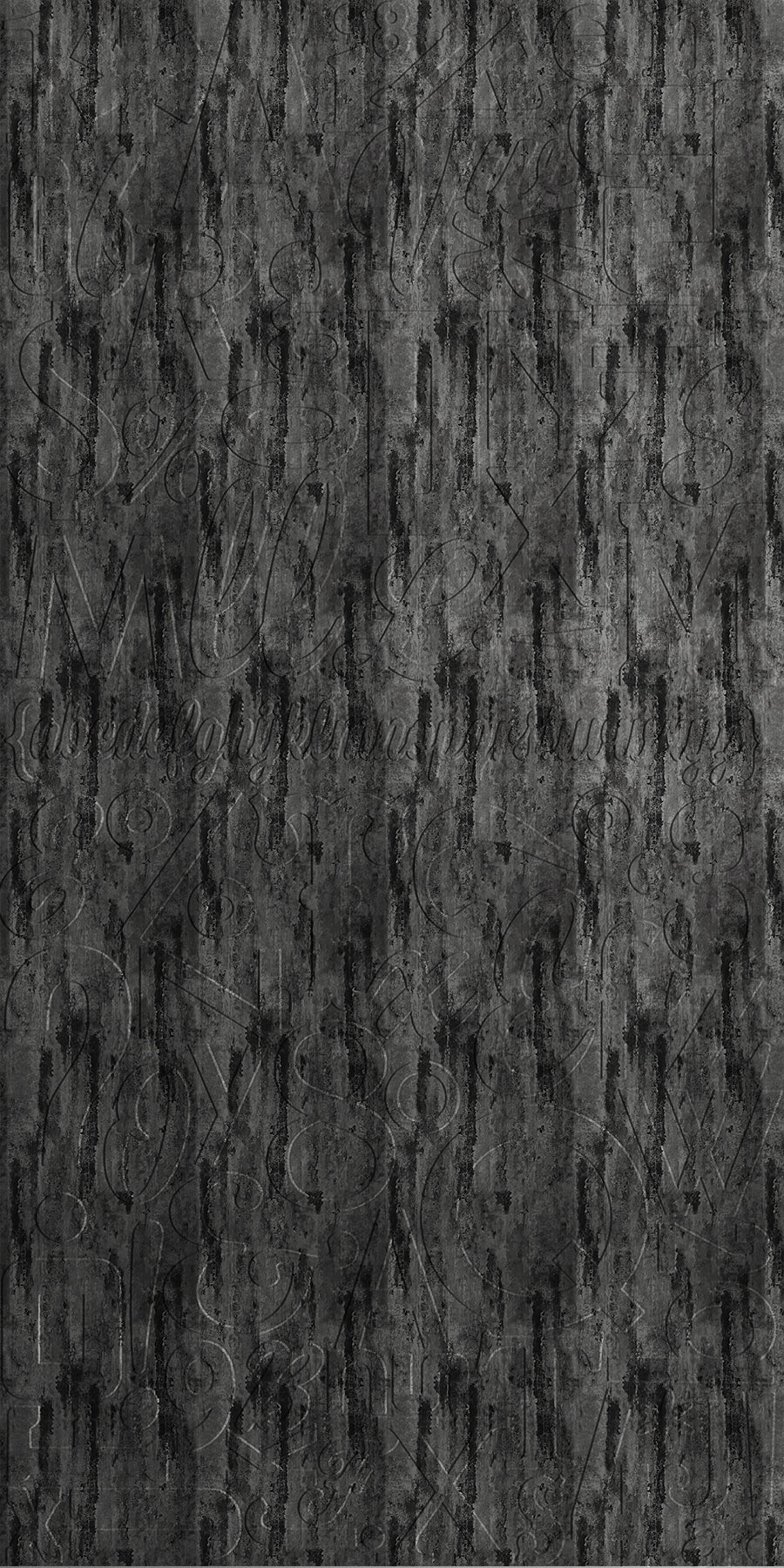 Alphabet Soup Abstract Silver Wall Panel