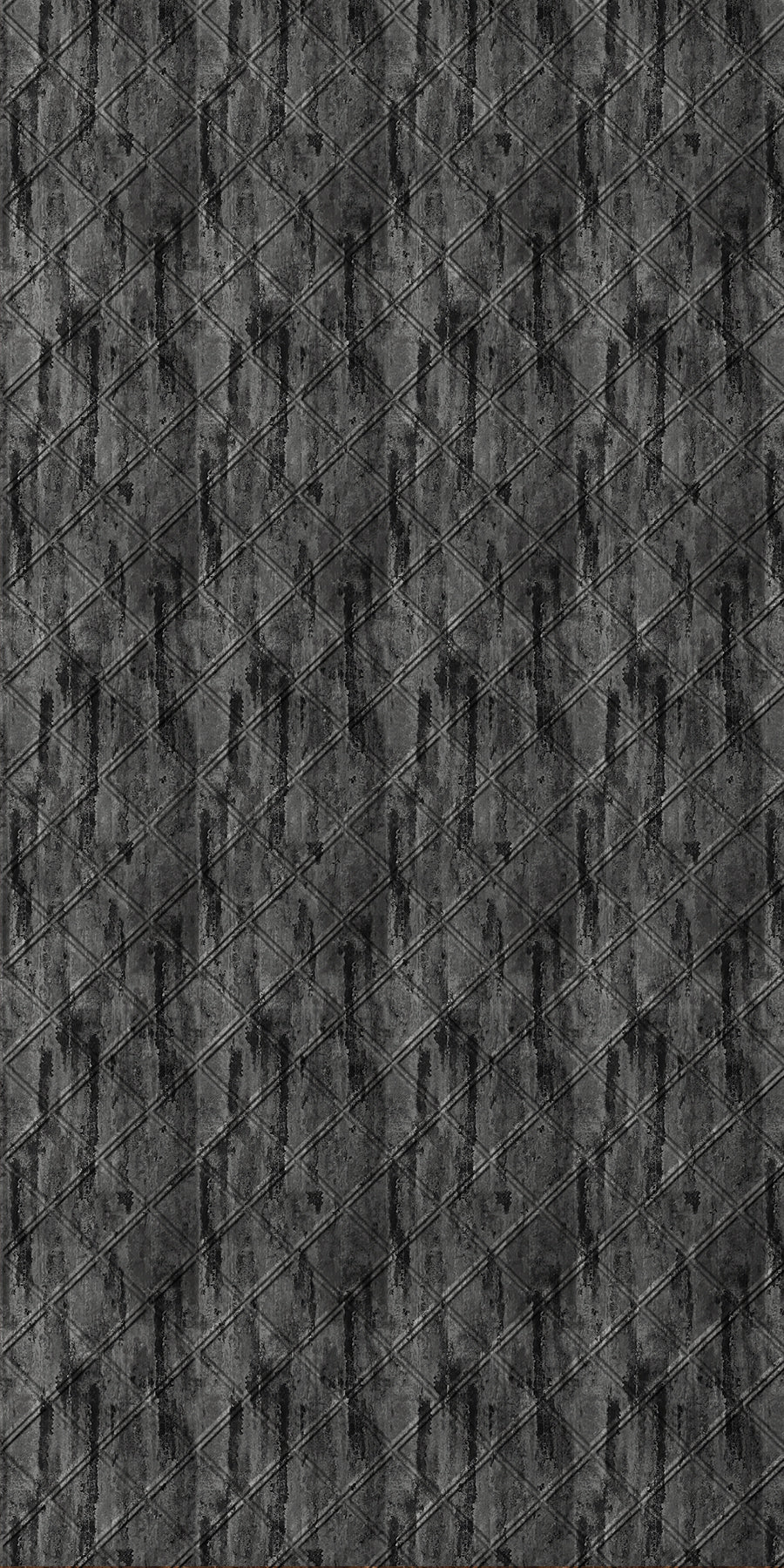 Argyle Abstract Silver Wall Panel