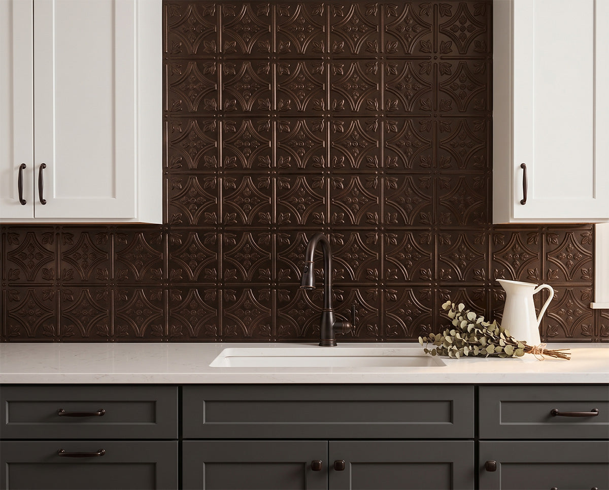 Savannah DIY Backsplash Panels - Oil Rubbed Bronze