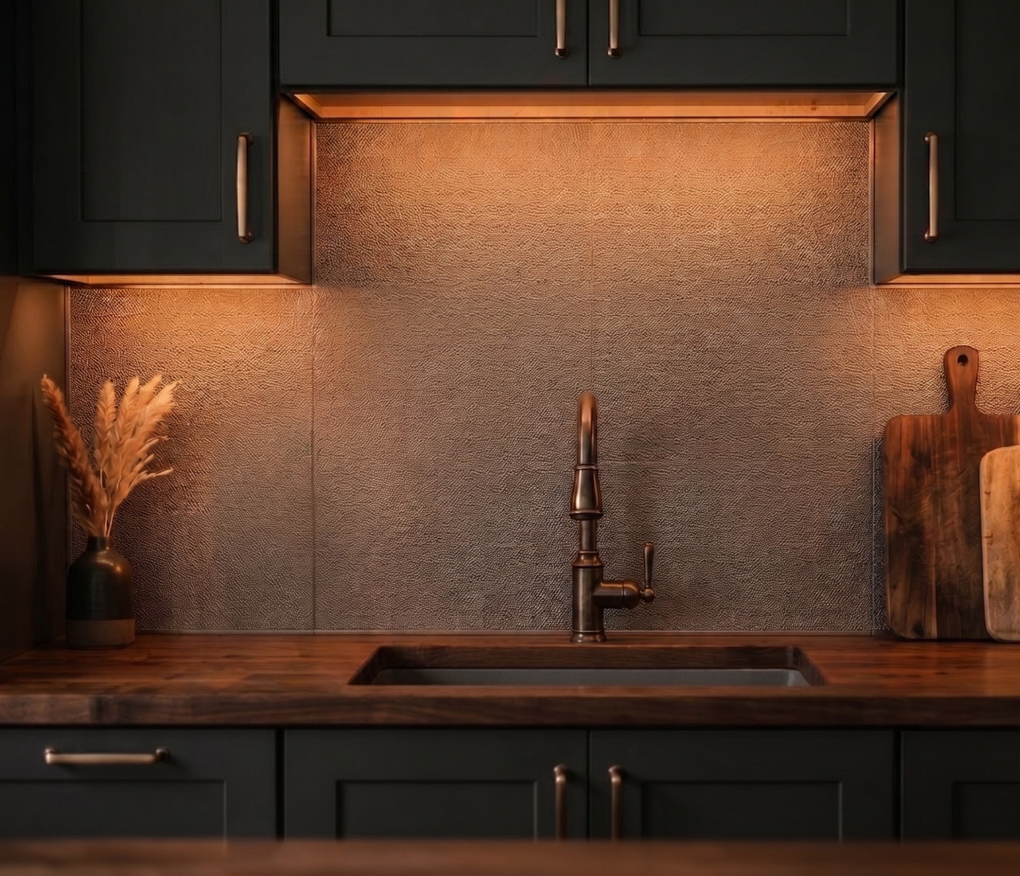 Strike DIY Backsplash Panels - Bronze Strada