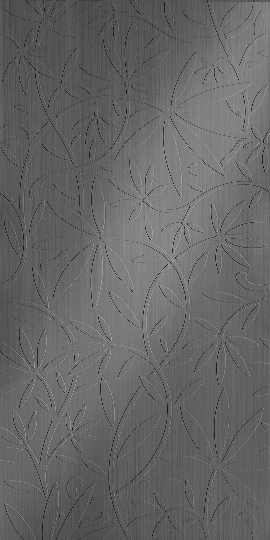 Audrey Brushed Stainless Steel Wall Panel