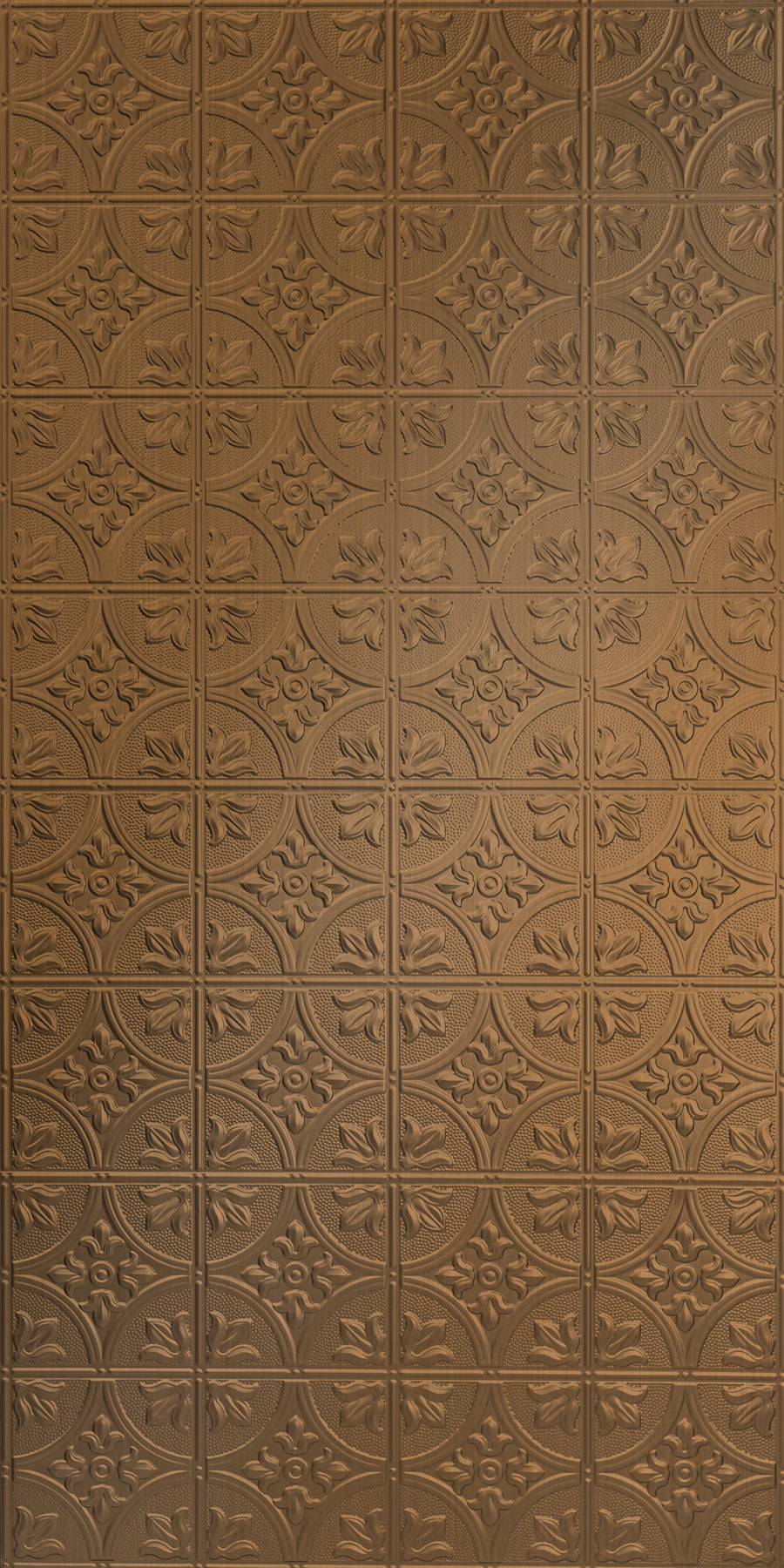 Boston Brushed Copper Wall Panel
