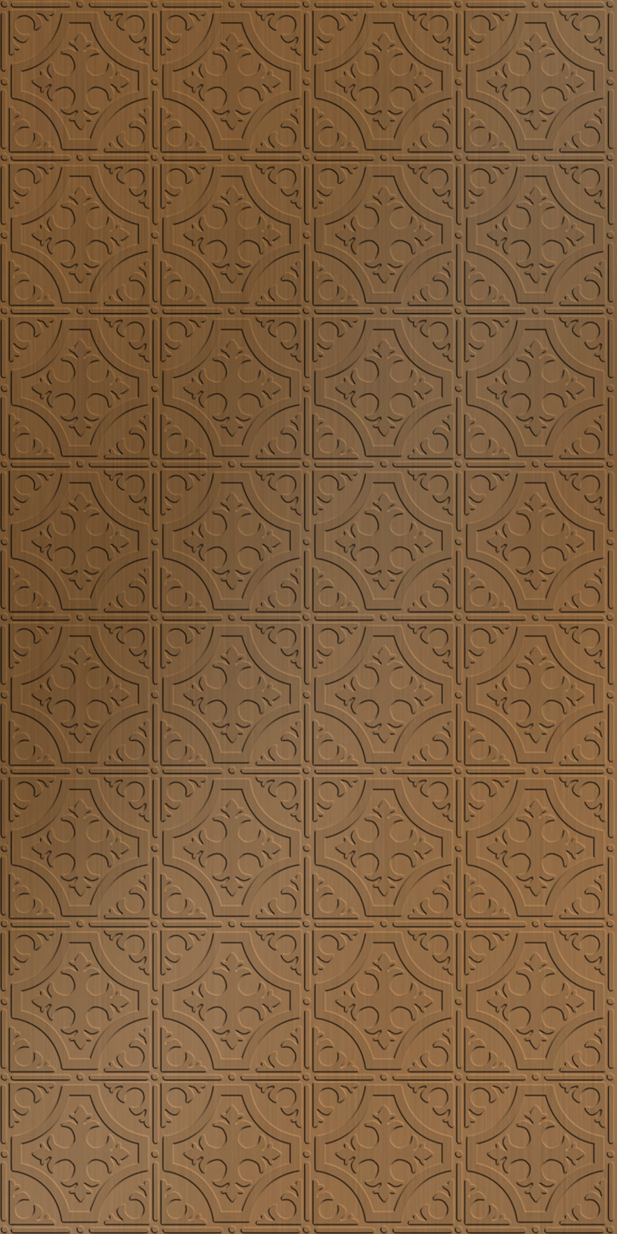 Camelot Brushed Copper Wall Panel