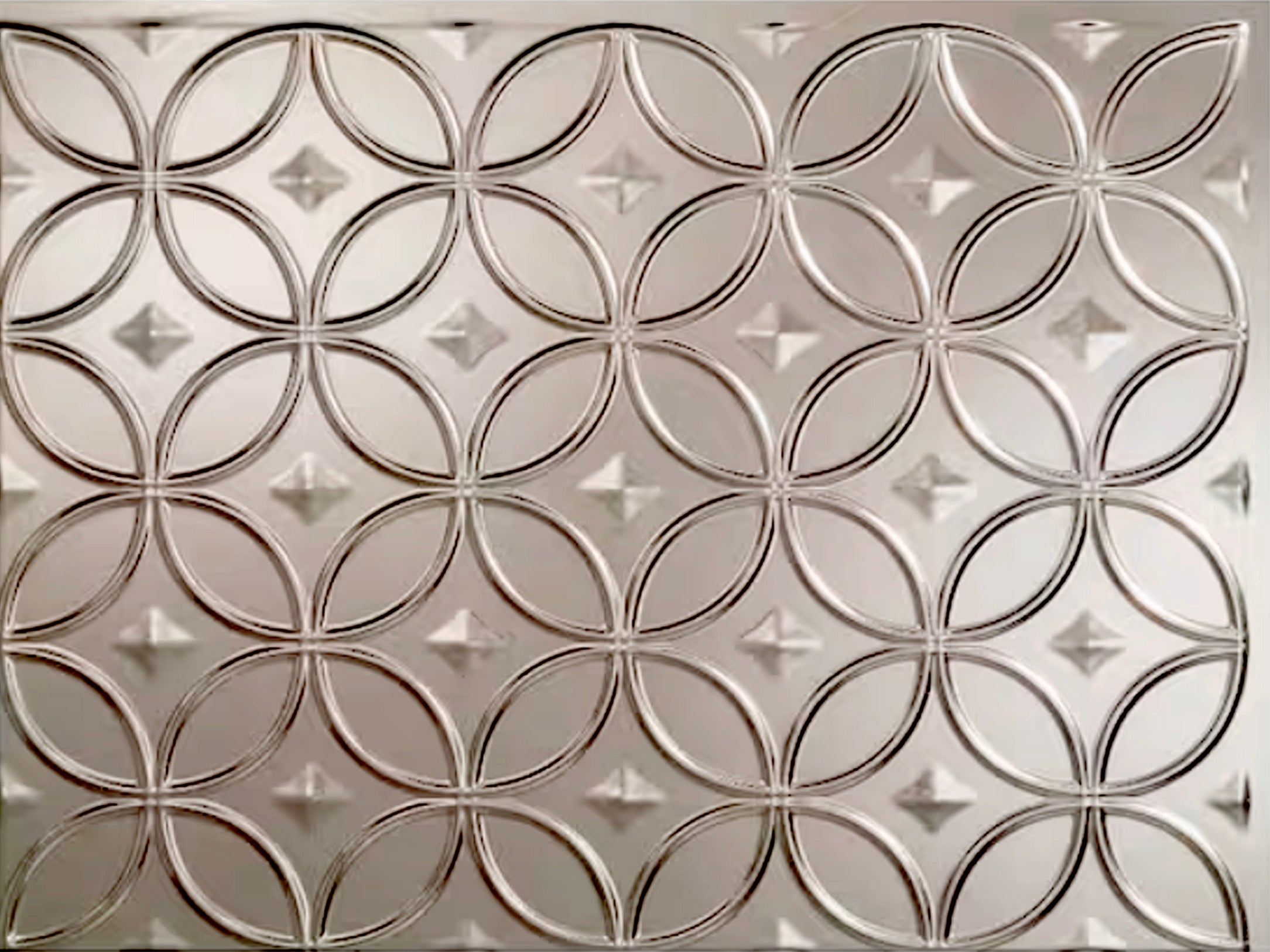 Celestial DIY Backsplash Panels - Brushed Nickel