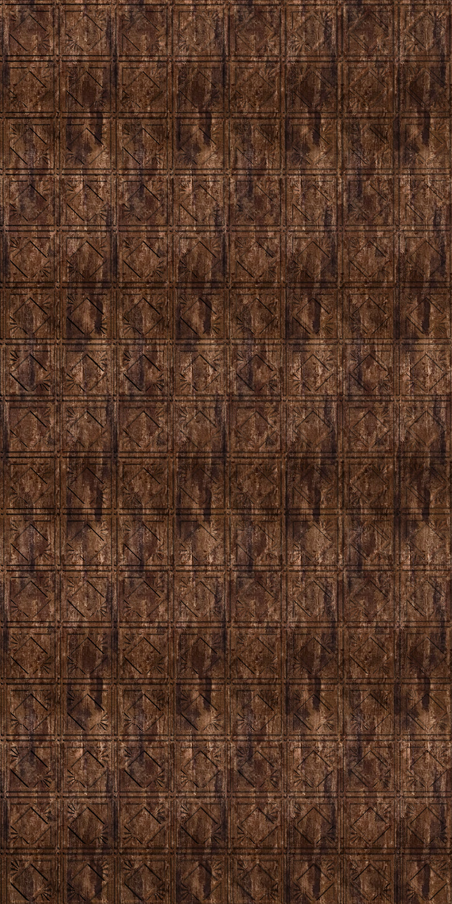 Charleston Abstract Copper Wall Panel