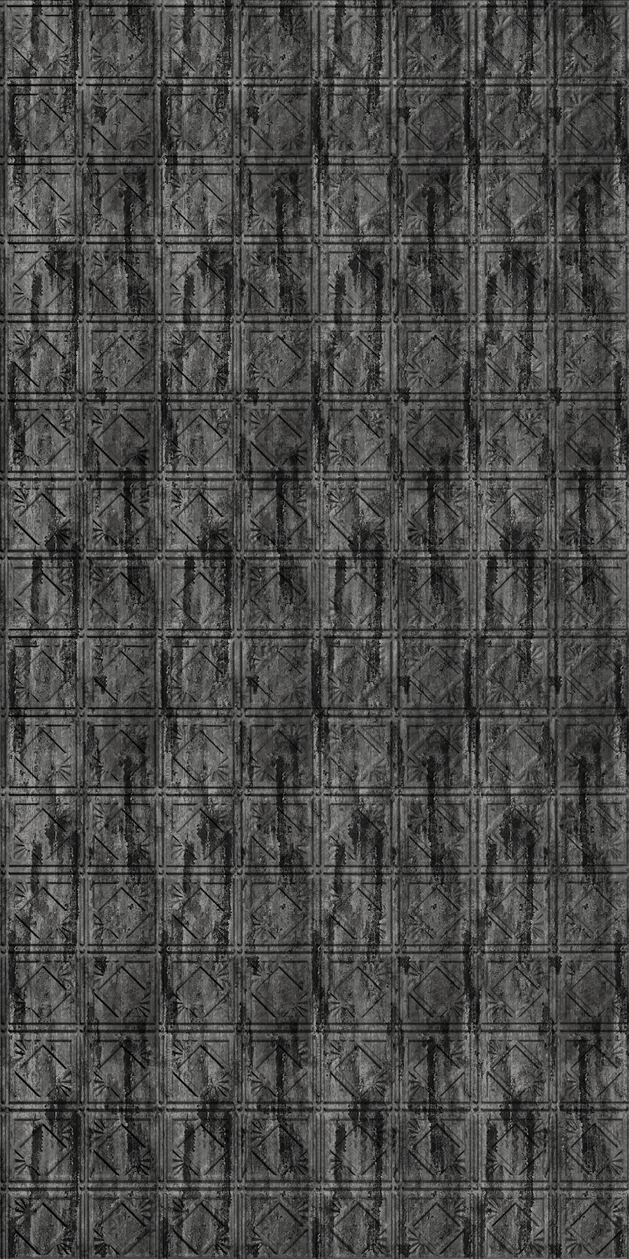 Charleston Abstract Silver Wall Panel