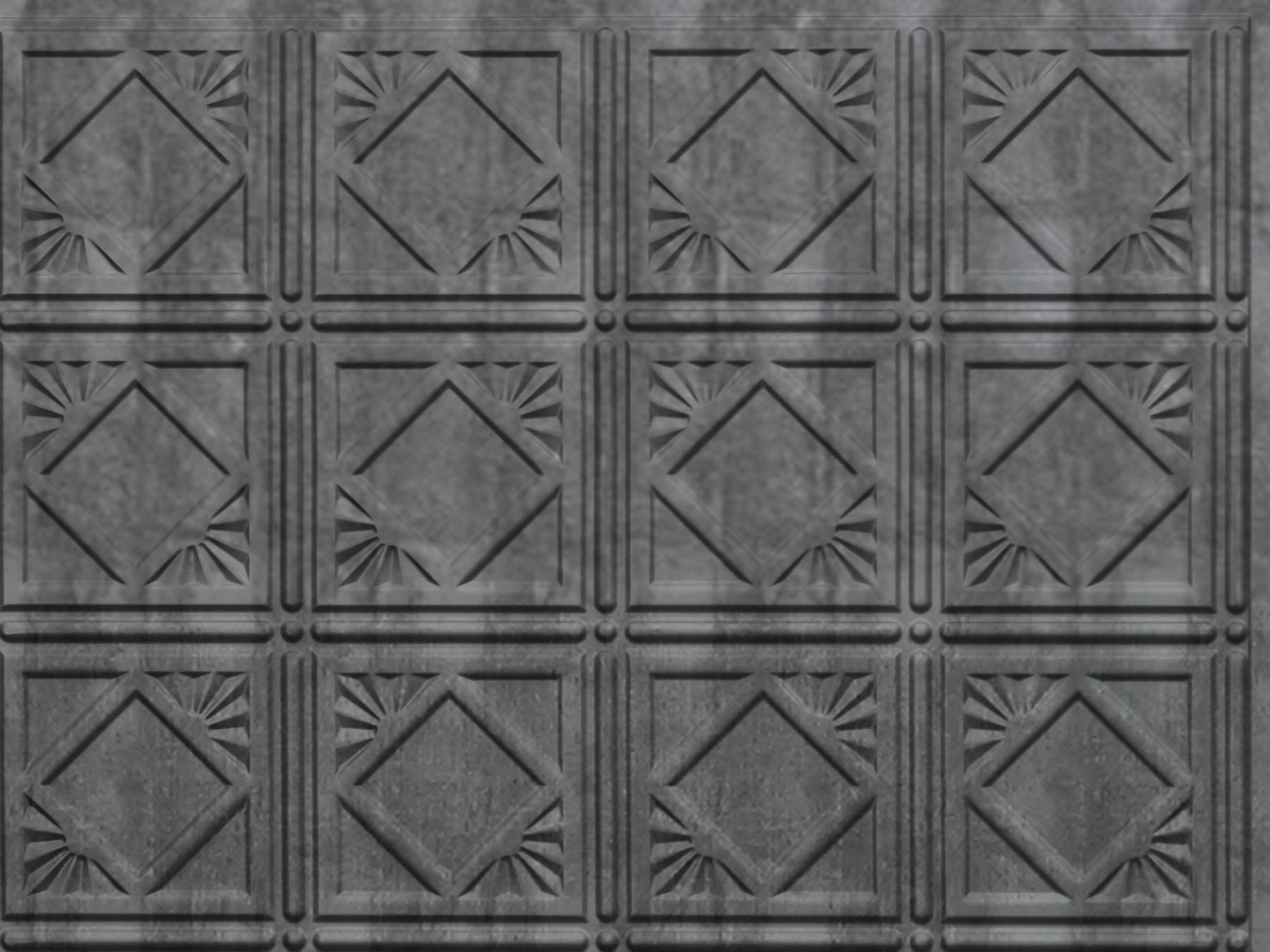 Charleston Backsplash Sample Crosshatch Silver