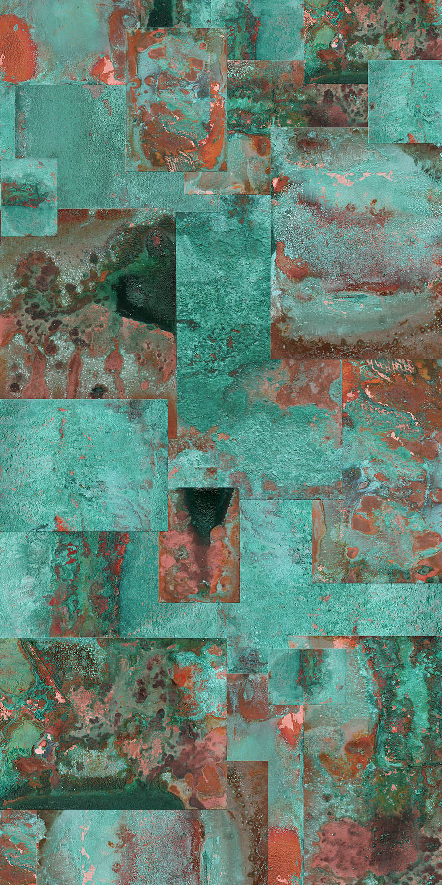 Copper Plates Oxidized