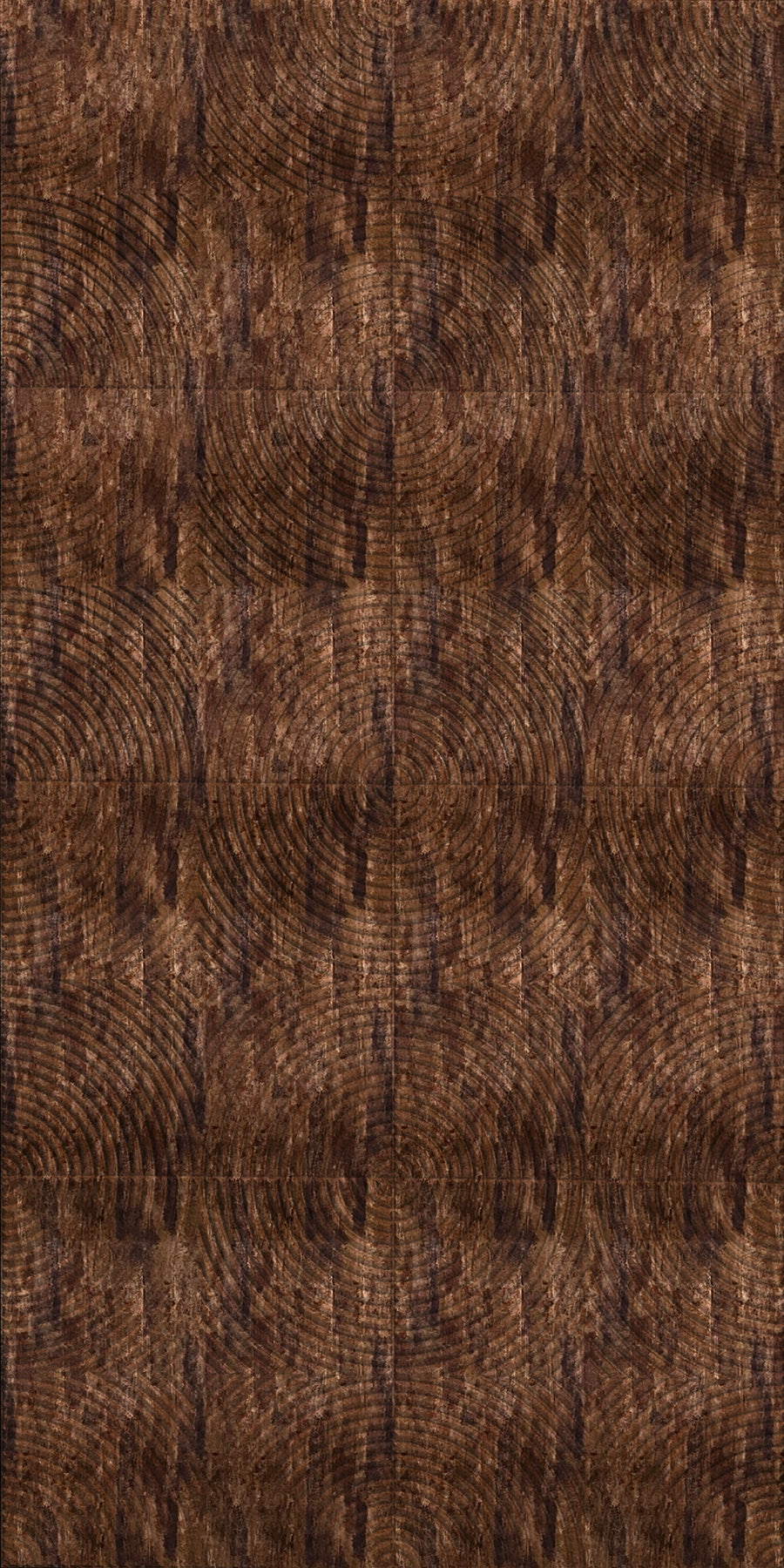 Curvation Abstract Copper Wall Panel