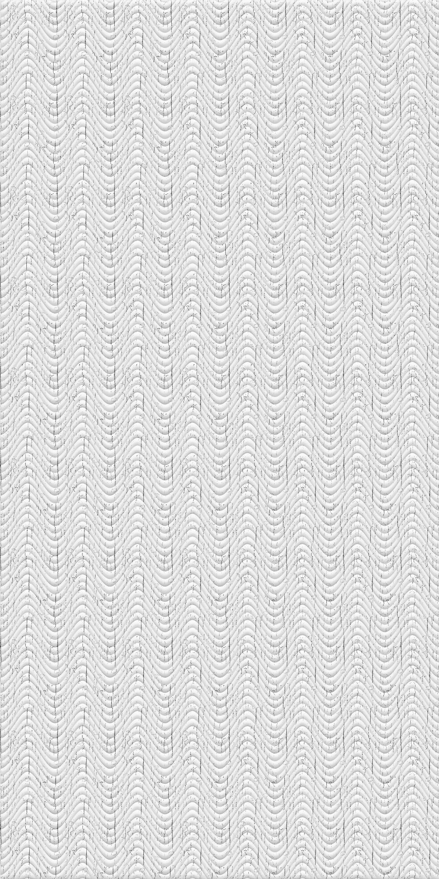 Curves Distressed White Wall Panel
