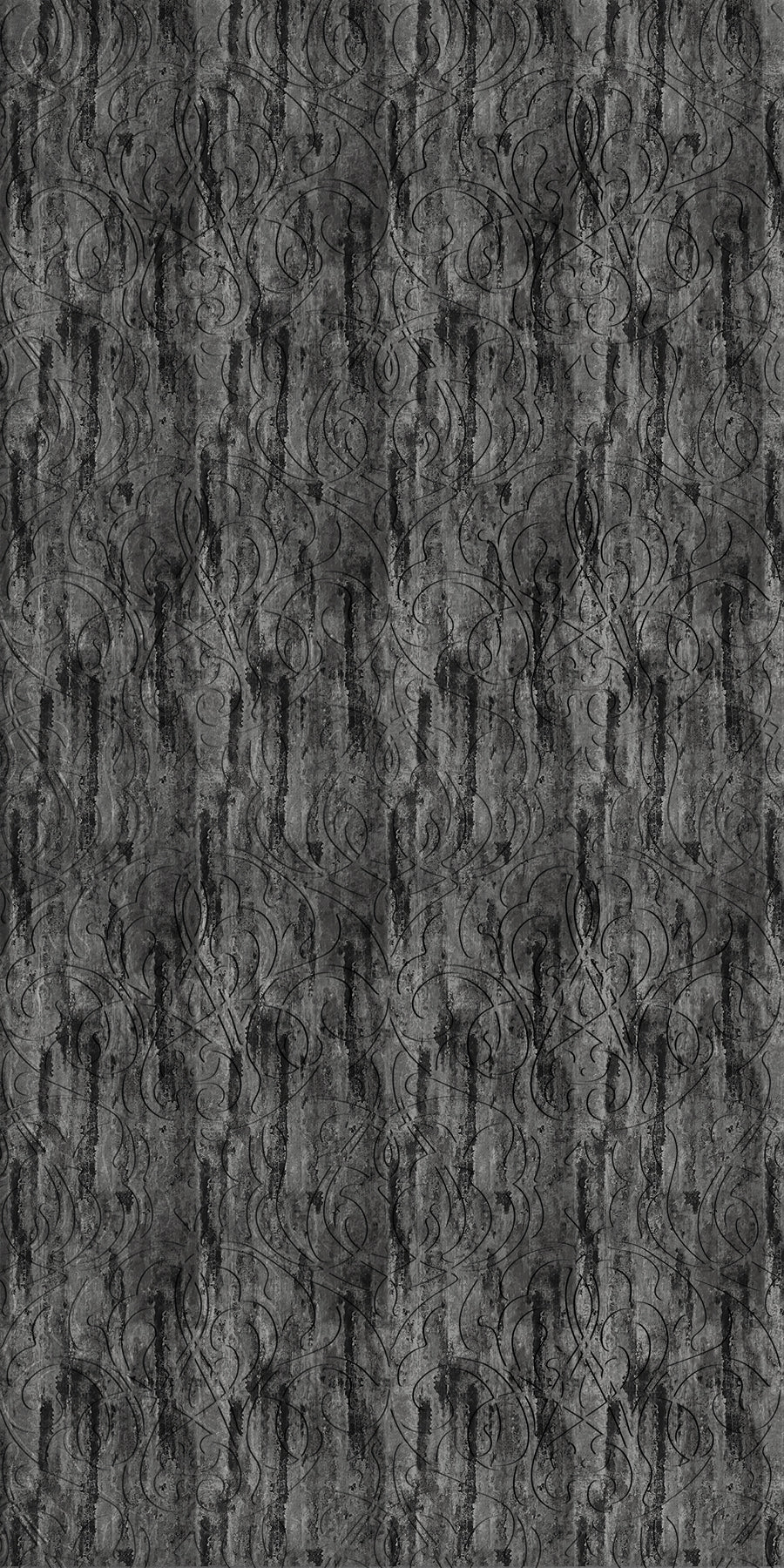 Damask Abstract Silver Wall Panel