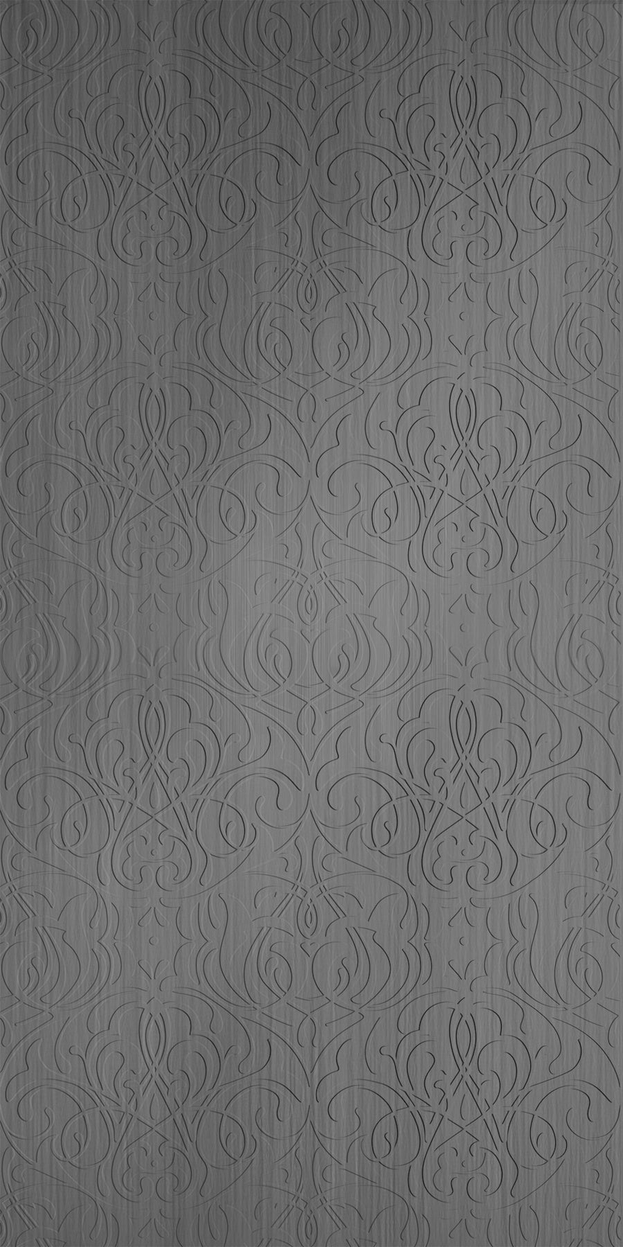 Damask Brushed Stainless Wall Panel
