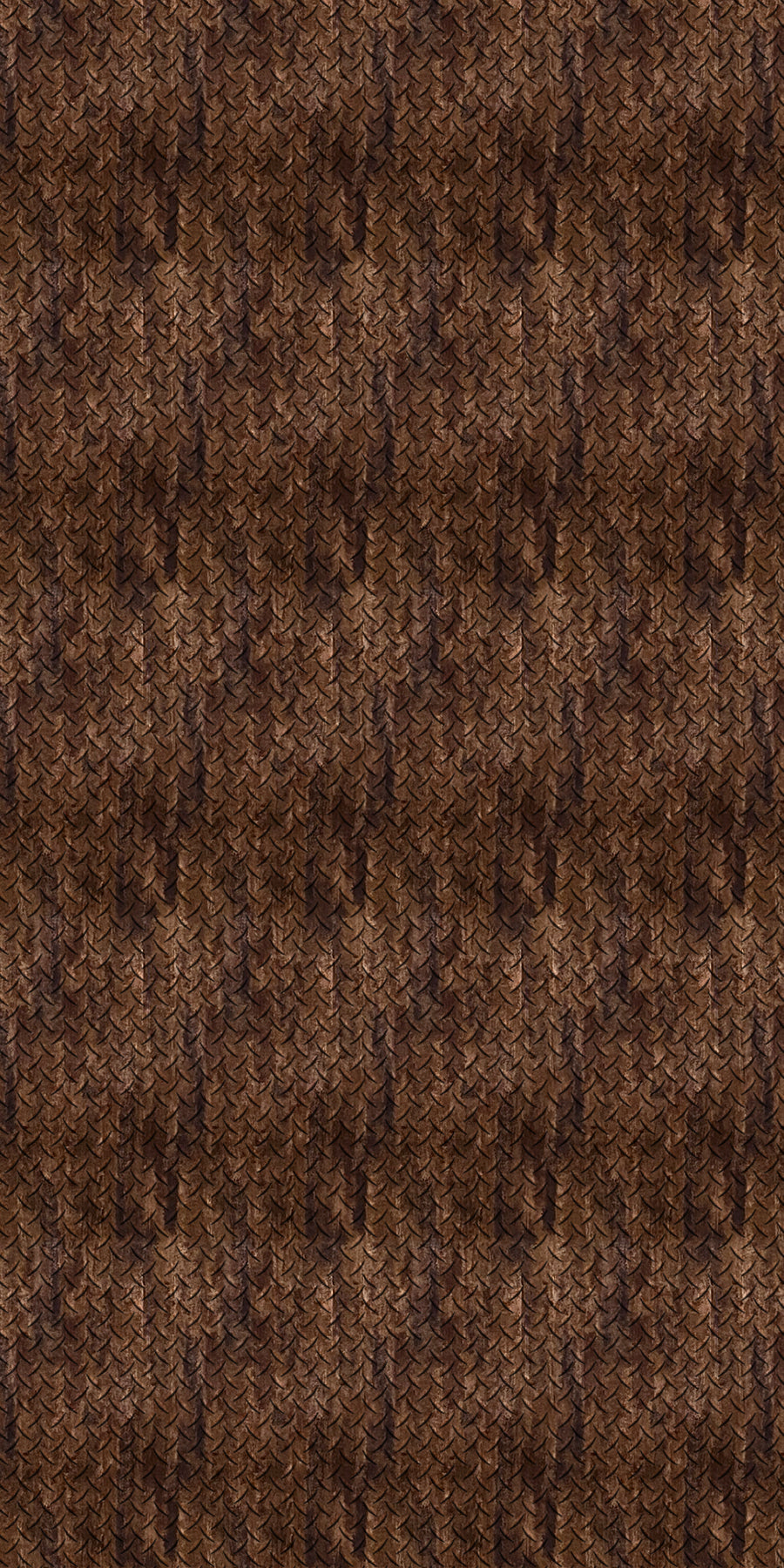 Diamond Plate Abstract Copper Wall Panel