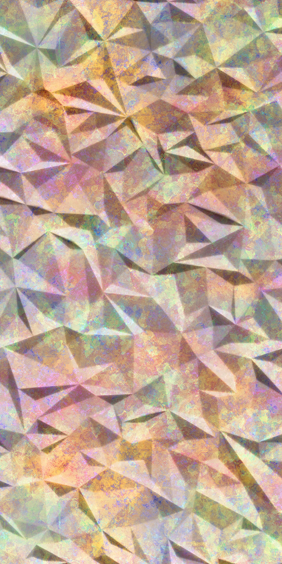 Folded Pastel Photographic & Illustrated Fusion Panels