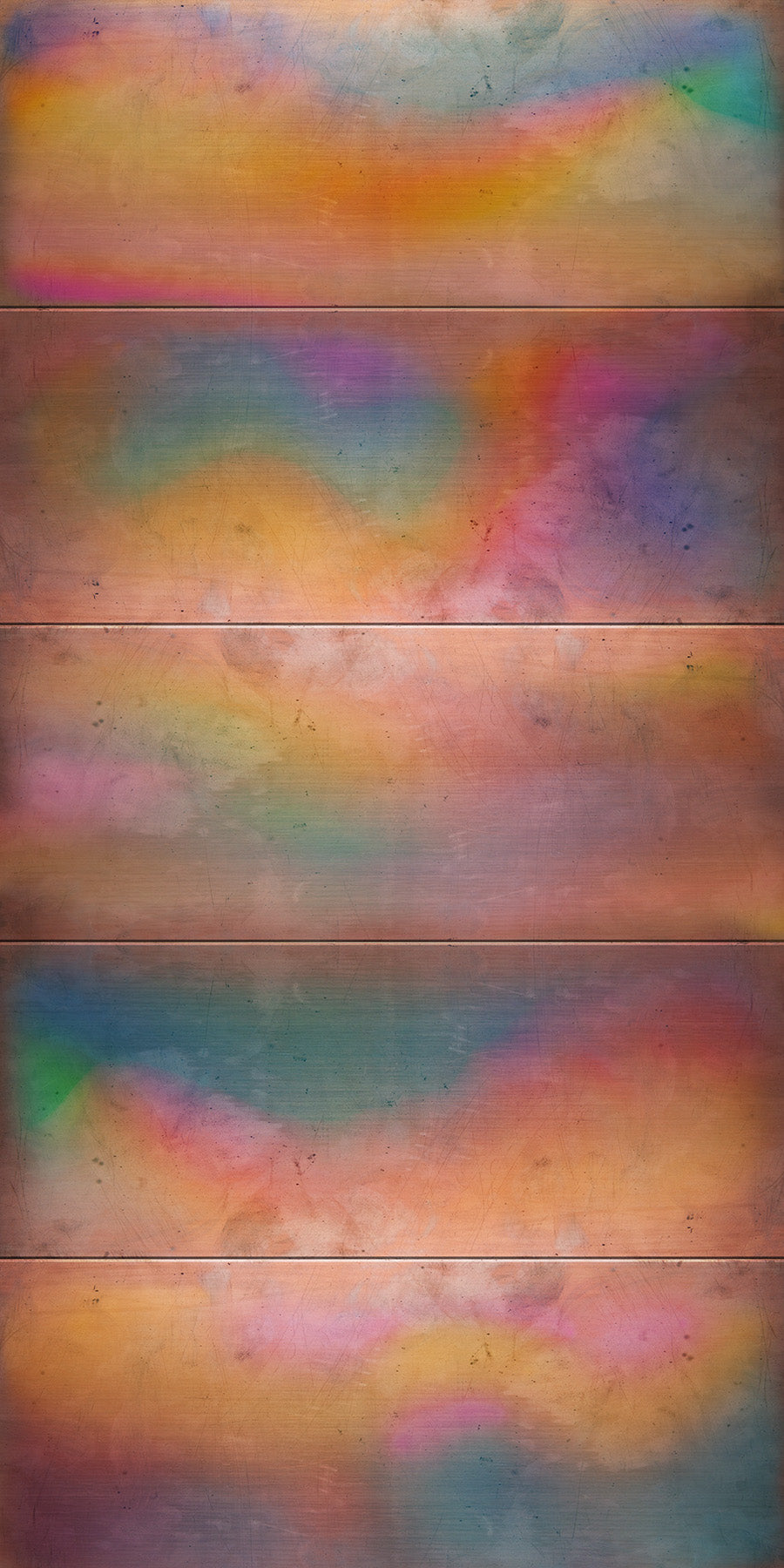 HEAT STRESSED COPPER PLATES