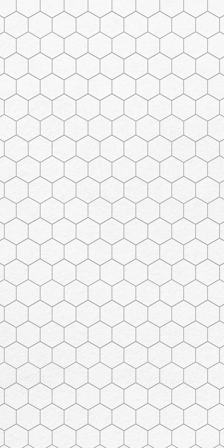 Hexagonal Tiles White Tile Fusion Panels