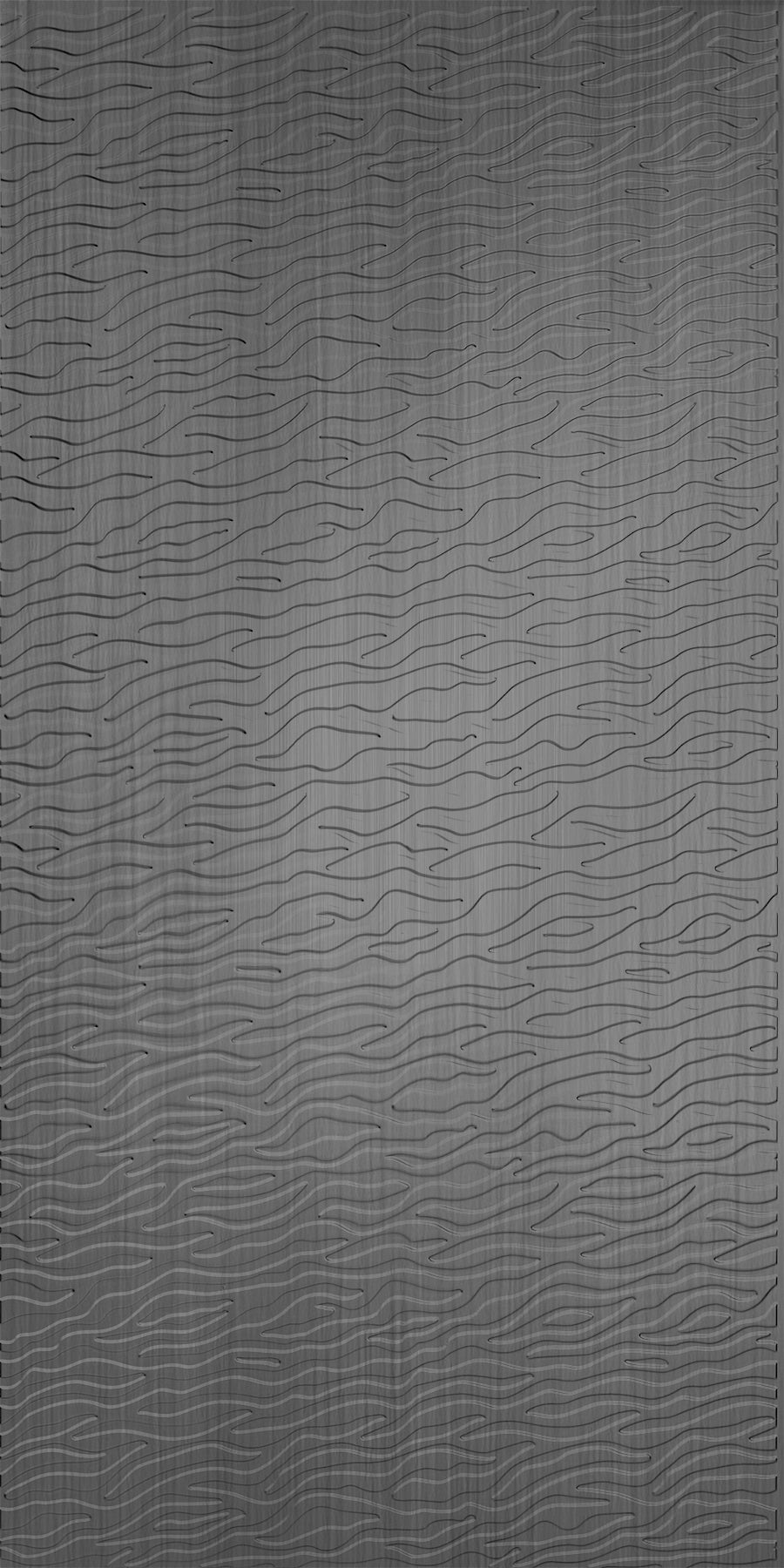 Kelp Brushed Stainless Wall Panel