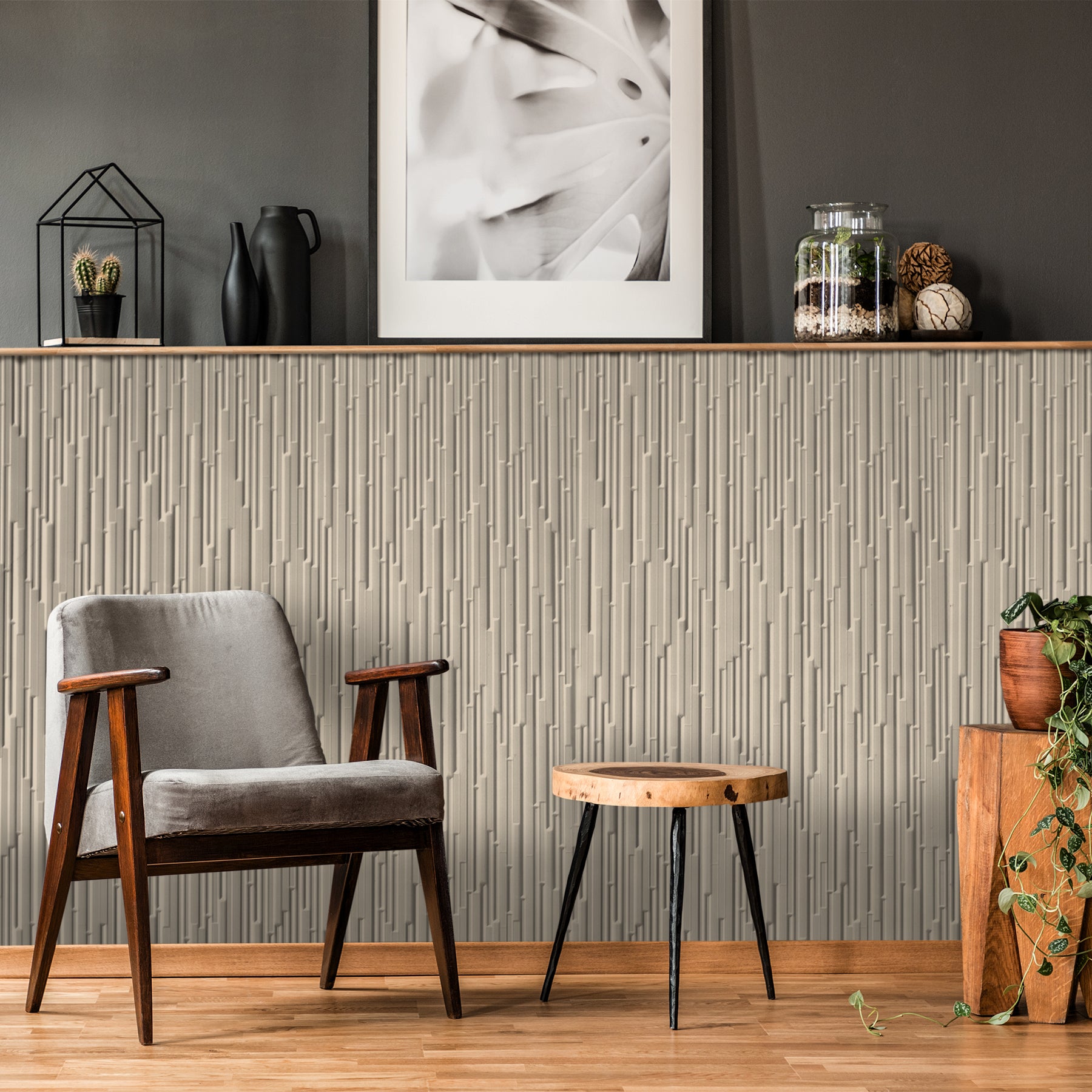 Iceberg Wall Panel Eccoflex Tan Lifestyle Shot