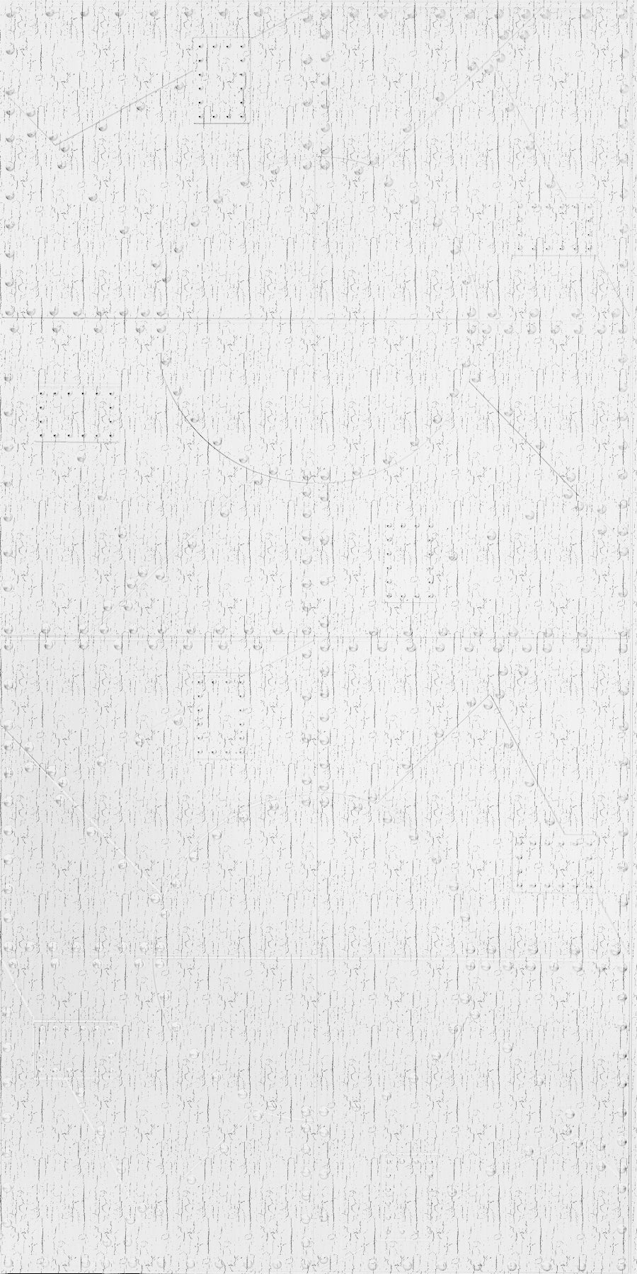 Metal Plates Distressed White Wall Panels