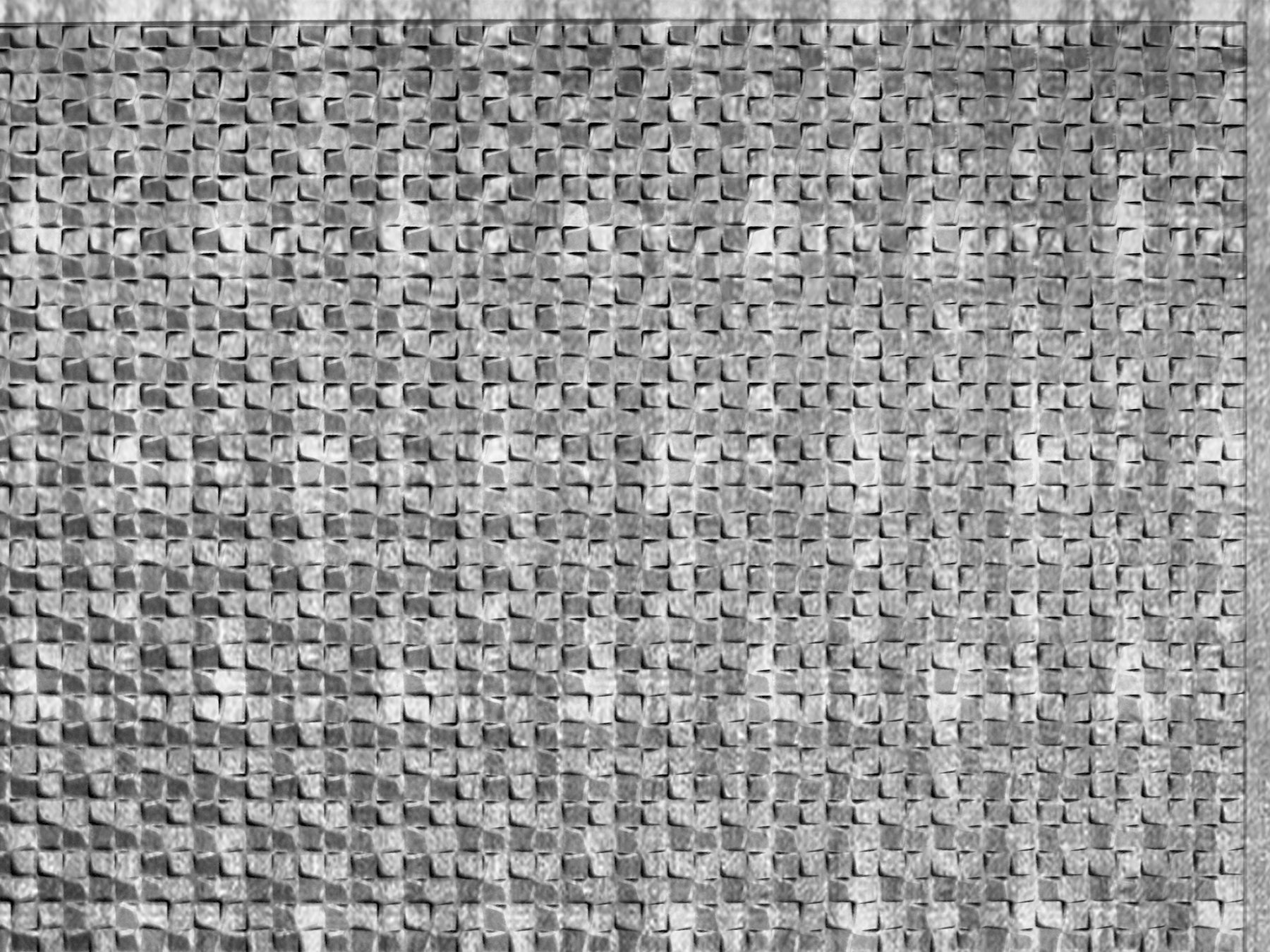 Metro Crosshatch Silver Single