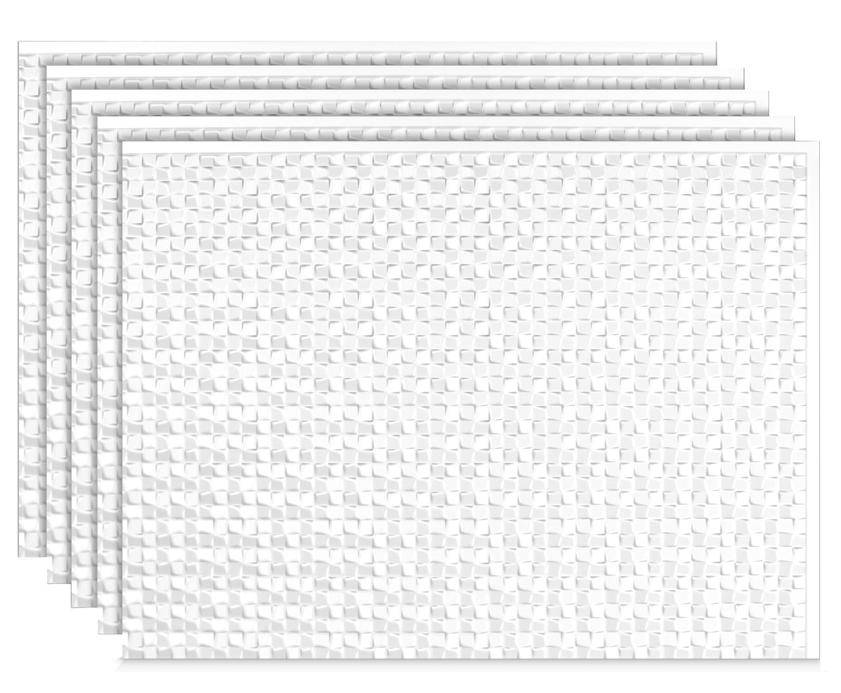 Metro DIY Backsplash Panels - Gloss White
