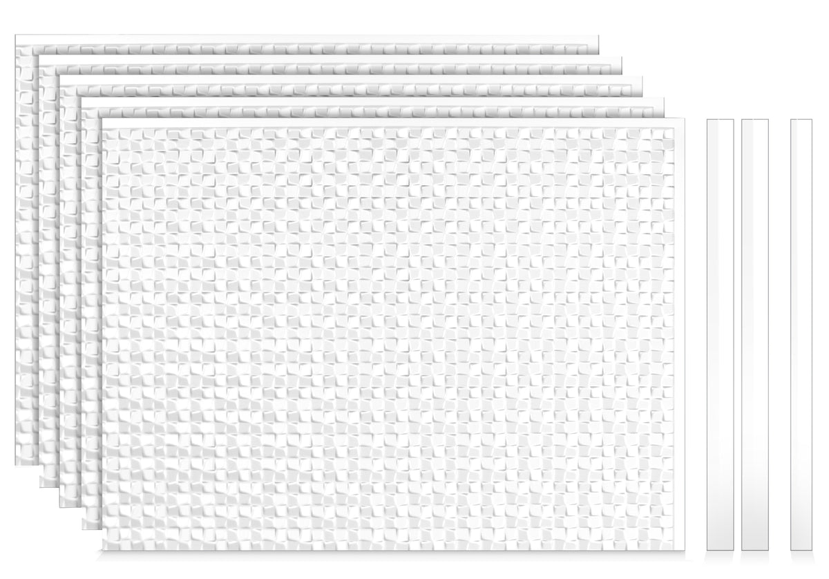 Metro DIY Backsplash Panels - Gloss White