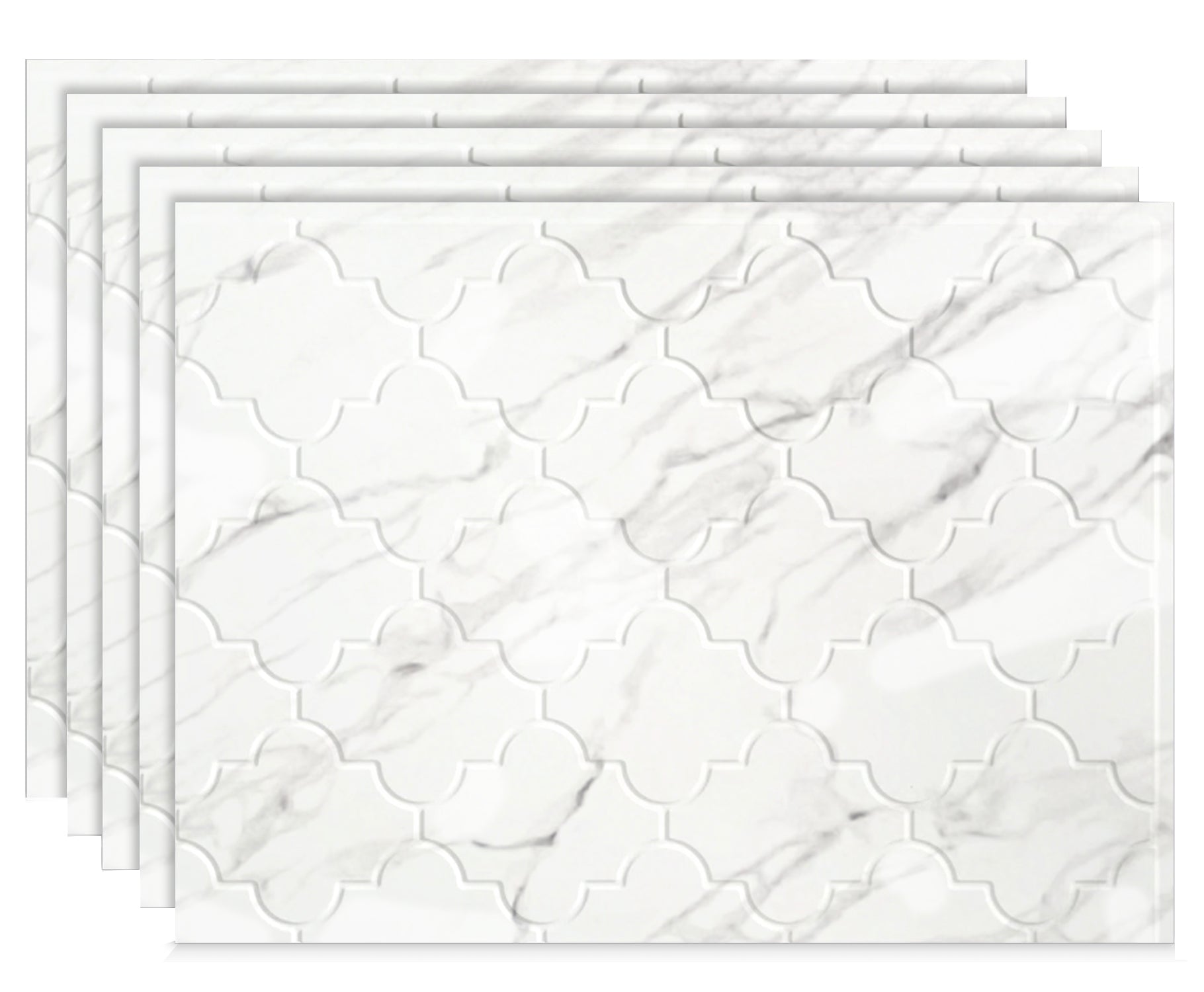 Morocco DIY Backsplash Panels - Marble
