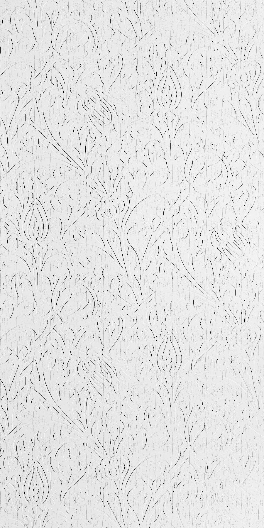 Nettle Distressed White Wall Panel