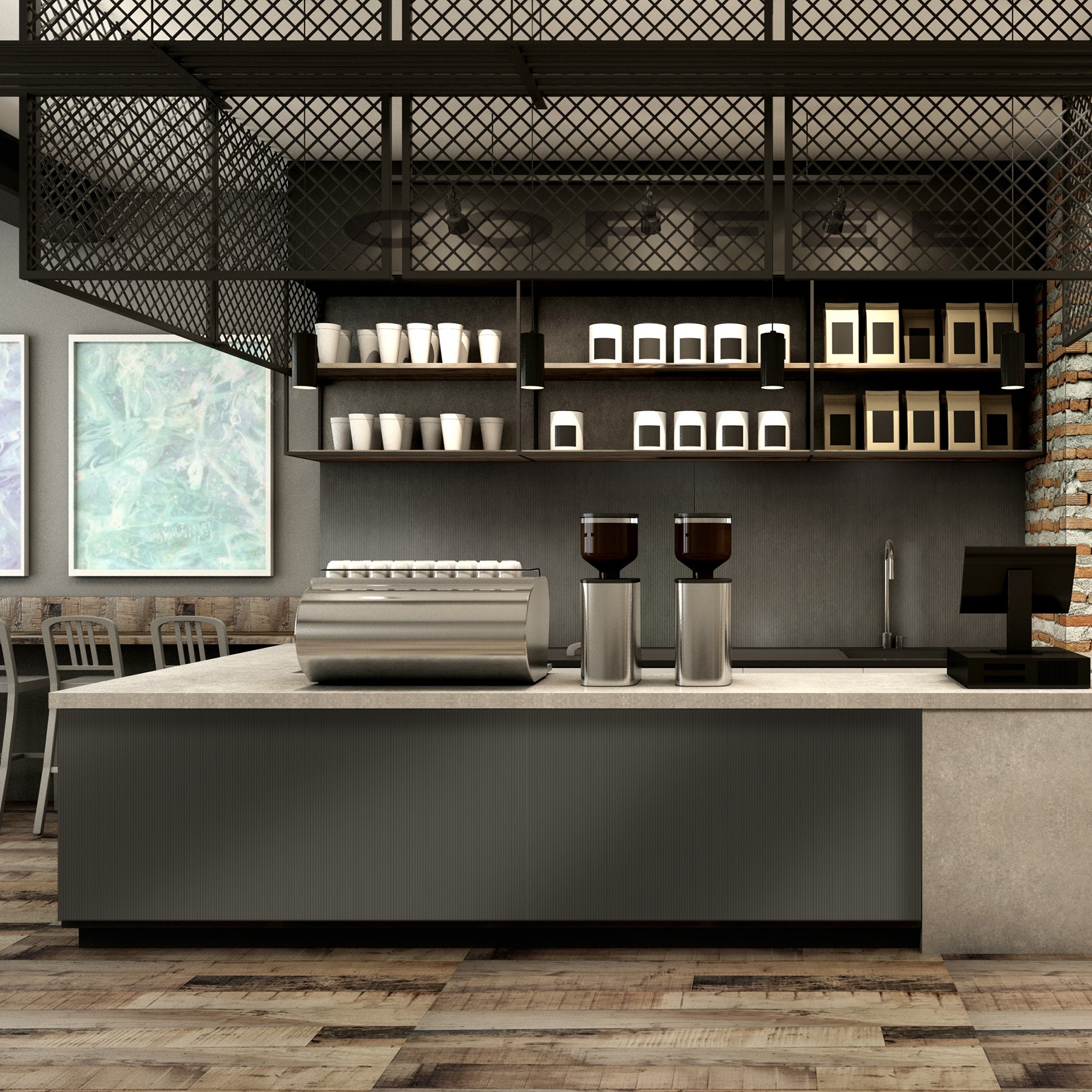 Brushed Stainless Wall Panel