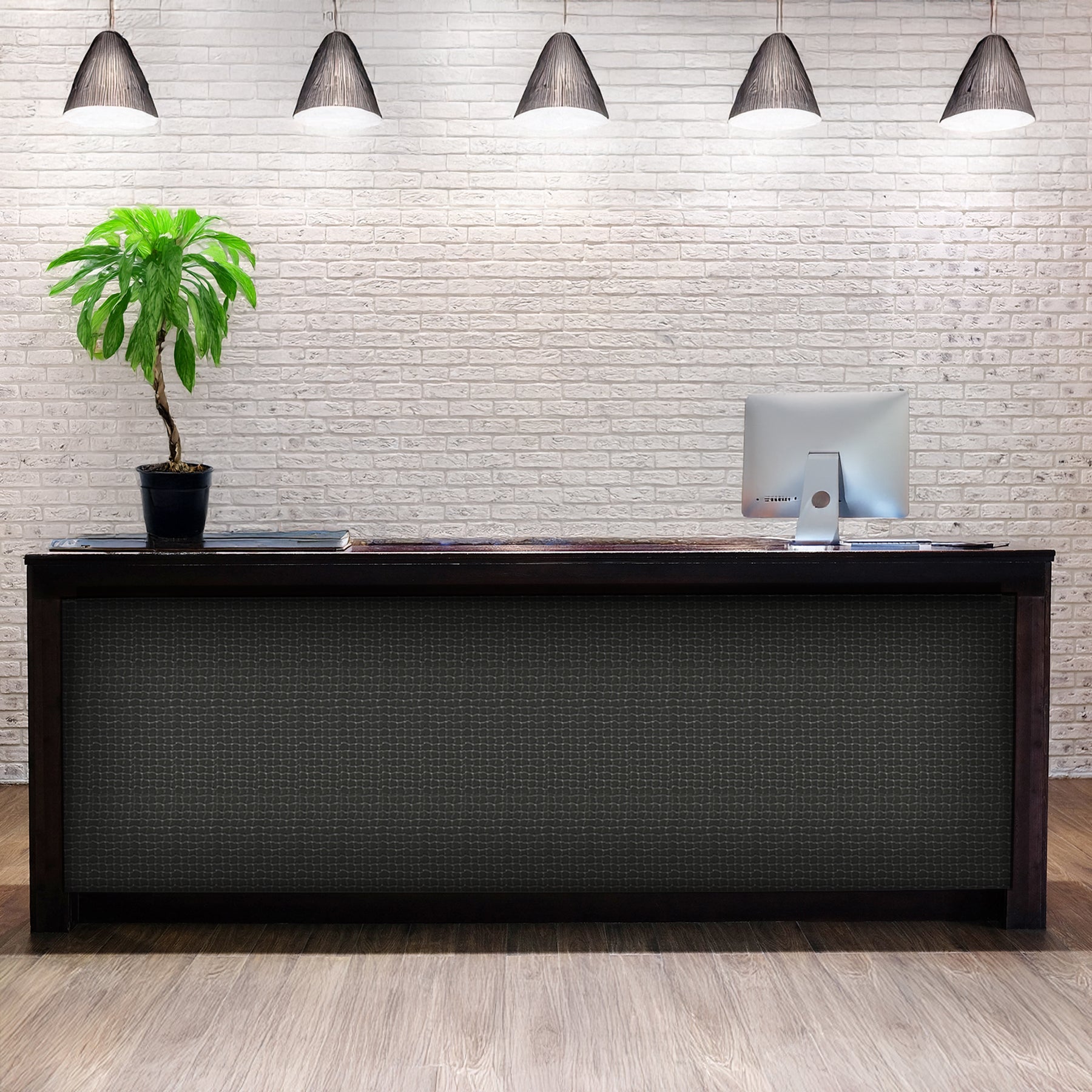 Brushed Stainless Mesh Wall Panel