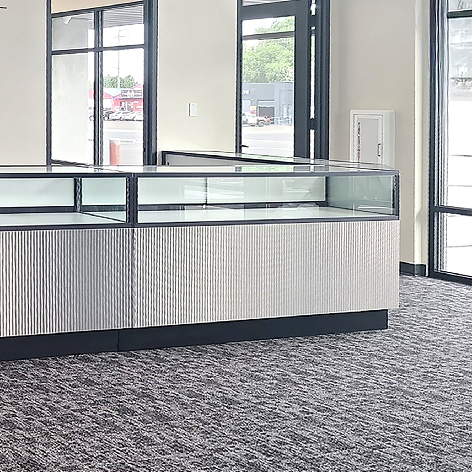 Corrugated Brushed Aluminum Wall Panel