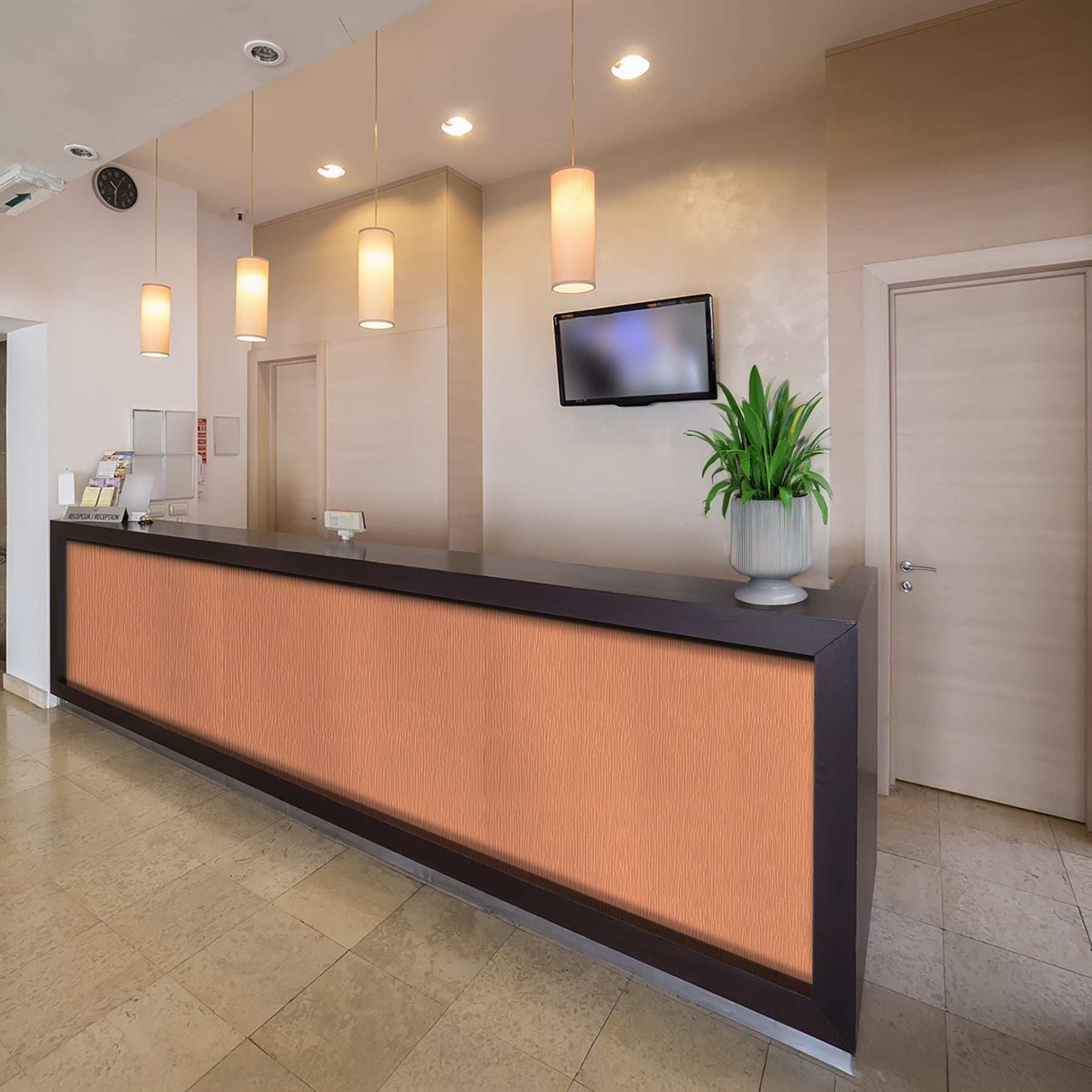 Waterfall Rose Gold Wall Panel
