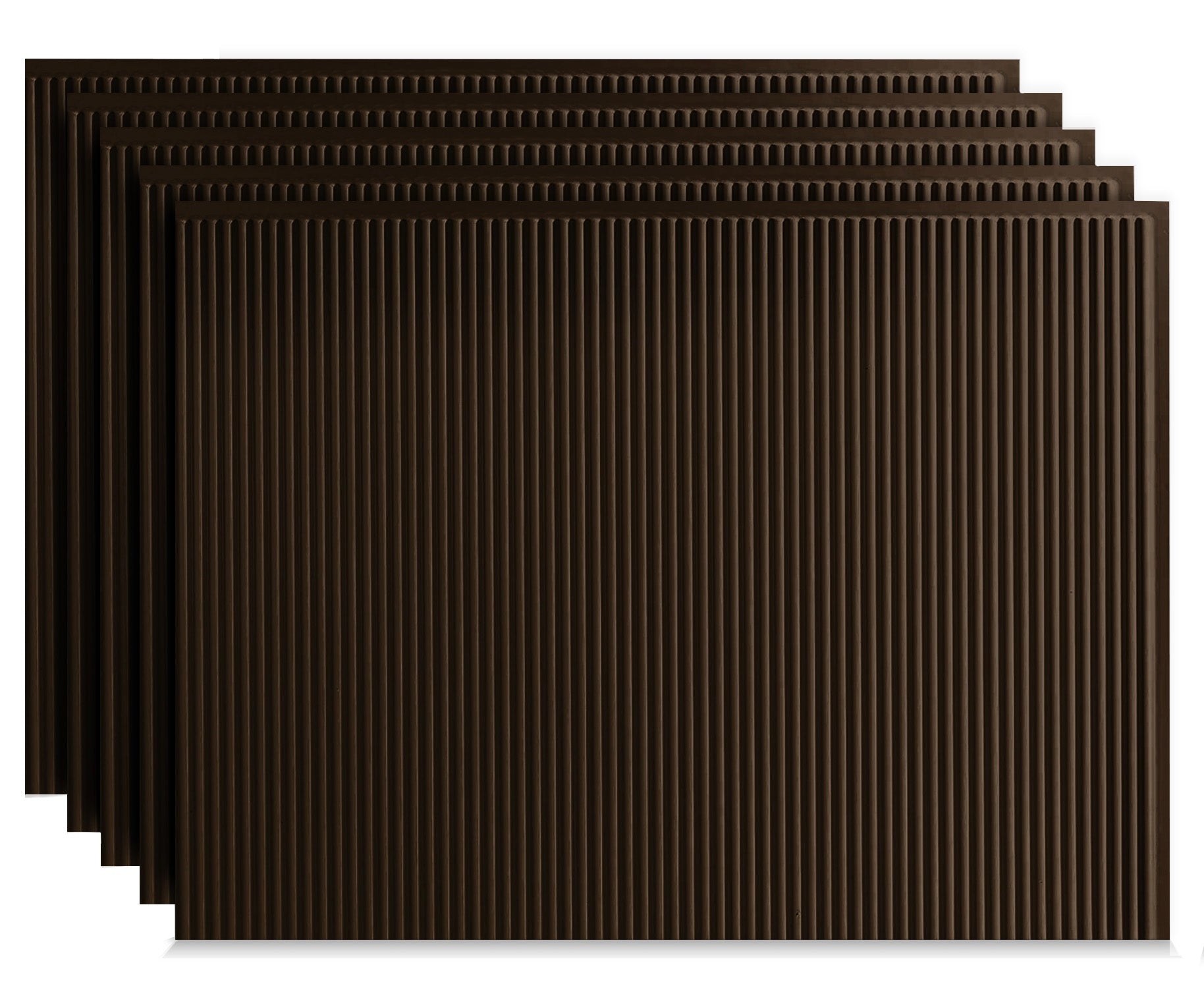 Rib 1 DIY Backsplash Panels - Oil Rubbed Bronze