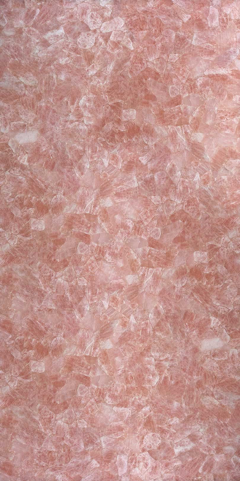 Rose Quartz Stone & Brick Fusion Panels