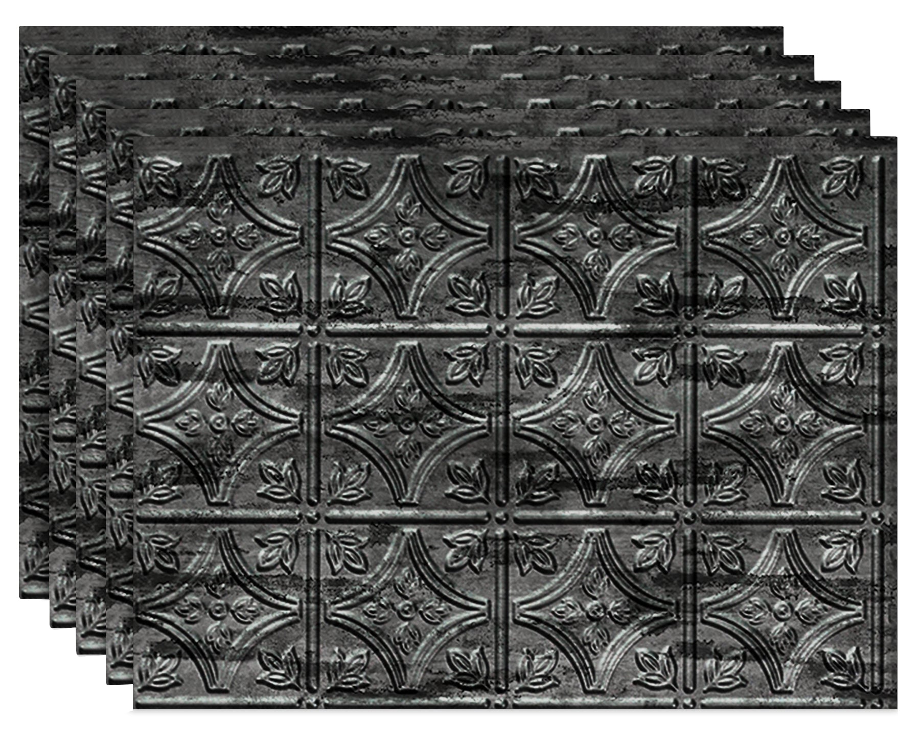 Savannah DIY Backsplash Panels - Abstract Silver