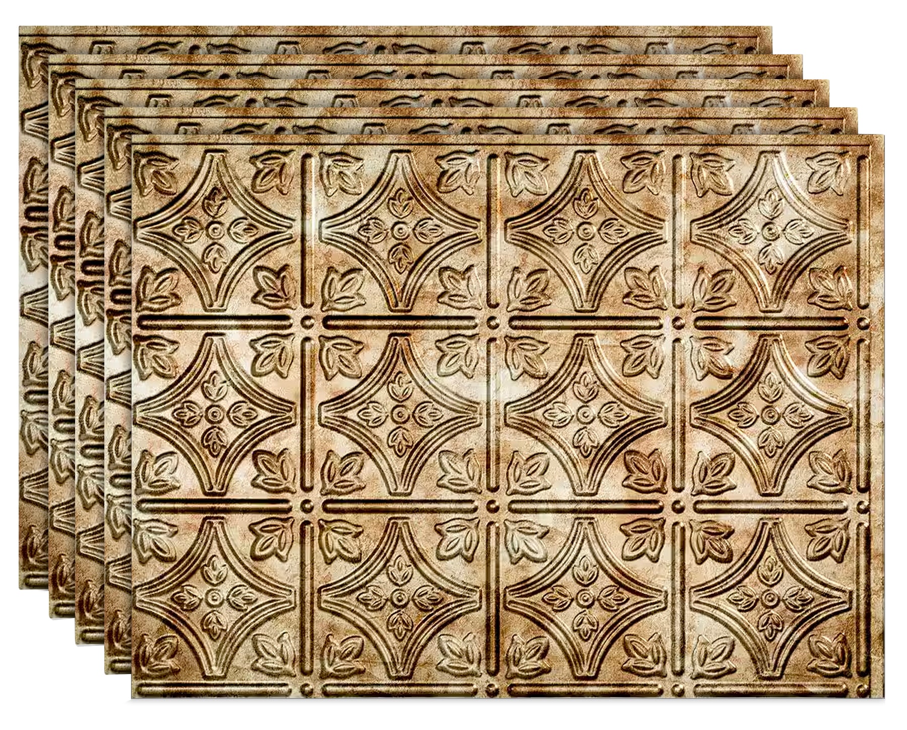Savannah DIY Backsplash Panels - Bermuda Bronze