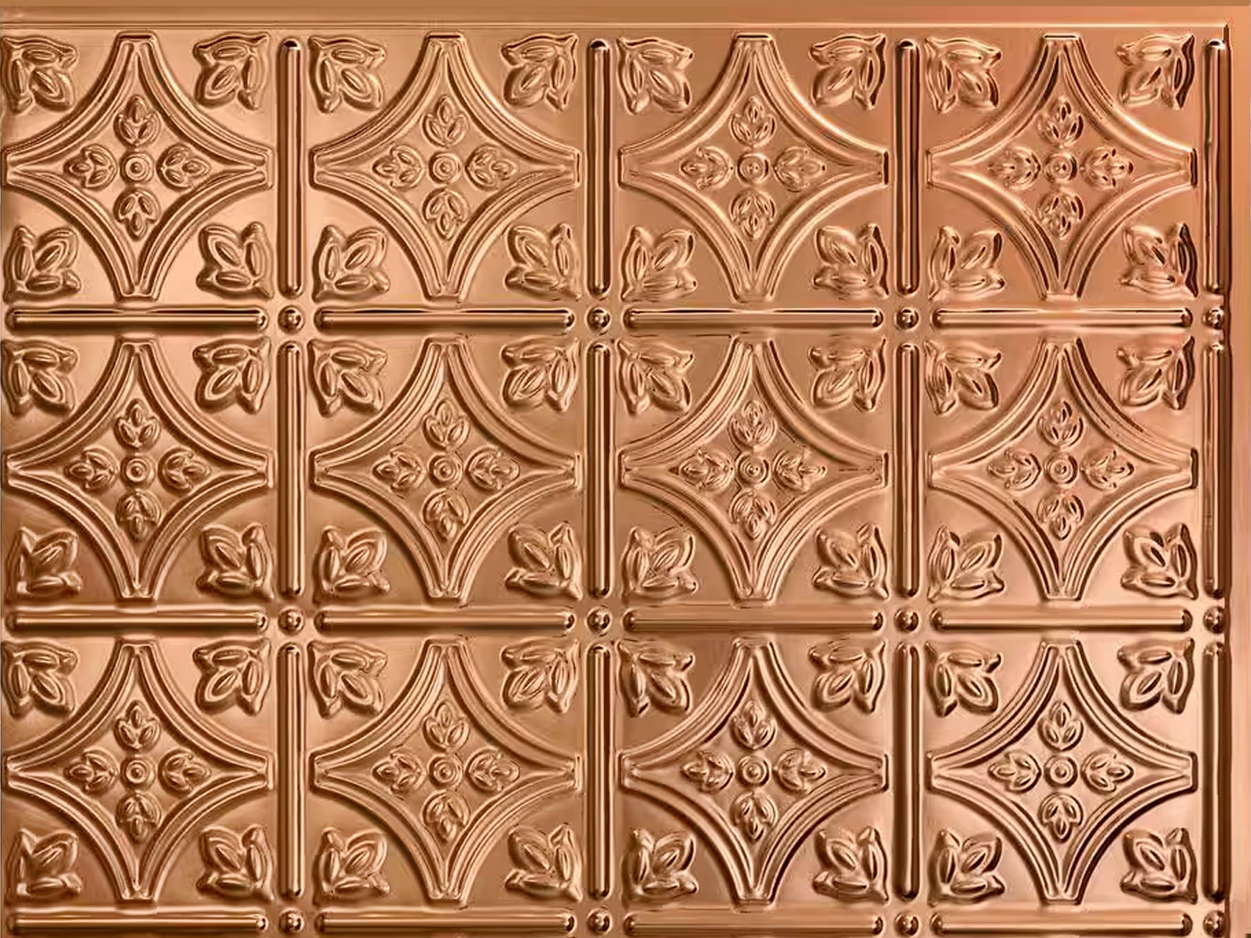 Savannah DIY Backsplash Panels - Brushed Copper