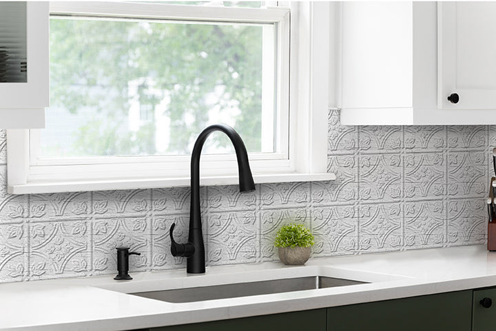 Savannah DIY Backsplash Distressed White Lifestyle Shot