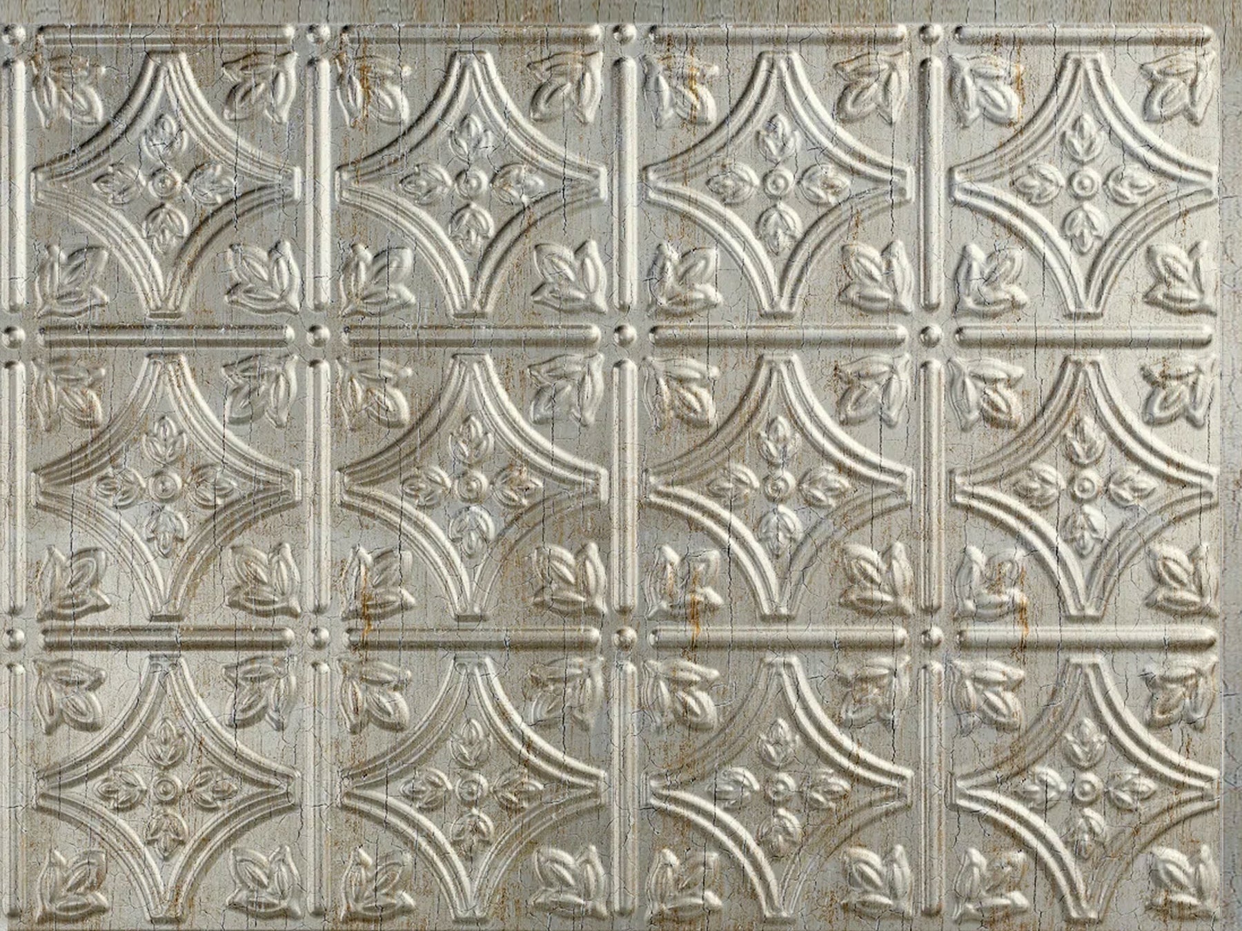 Savannah DIY Backsplash Panels - Vintage Metal