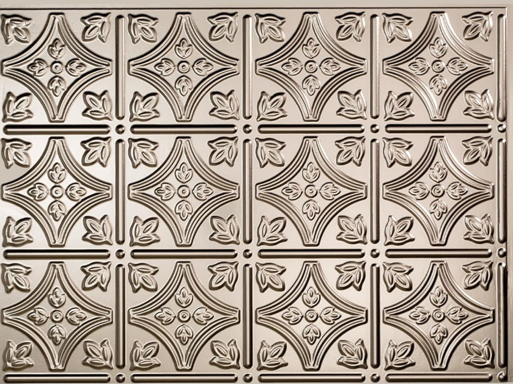 Savannah DIY Backsplash Panels - Brushed Nickel